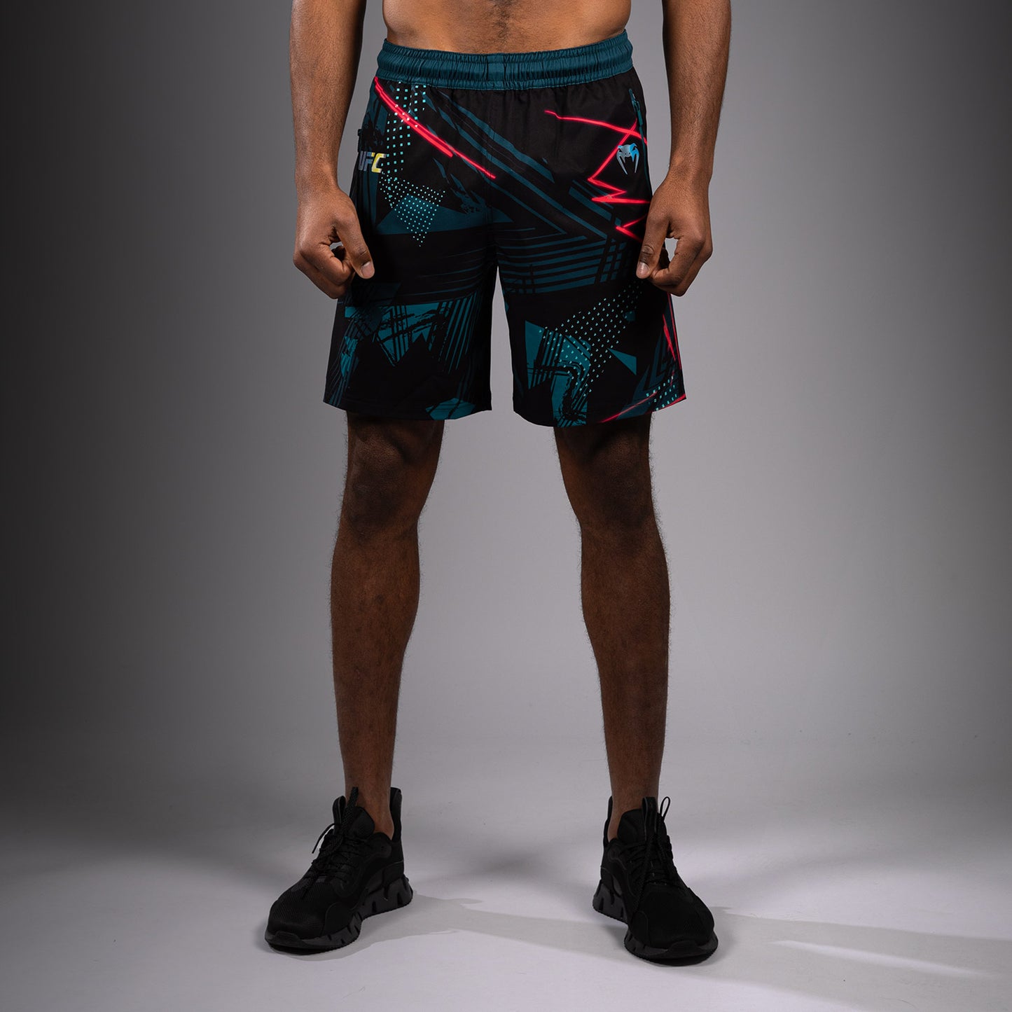 UFC Fusion By Venum Miami Edition Fight Week Performance Pantaloncini da uomo - Nero