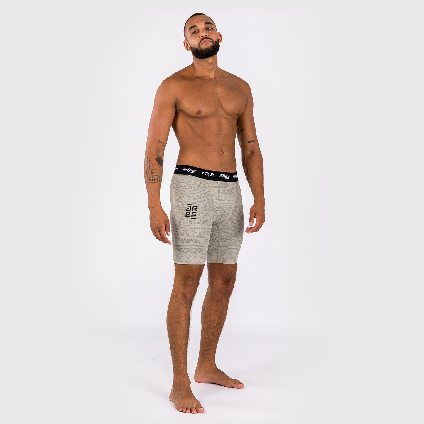 Venum x Ares 2.0 Pantaloncini a Compressione - Sabbia
