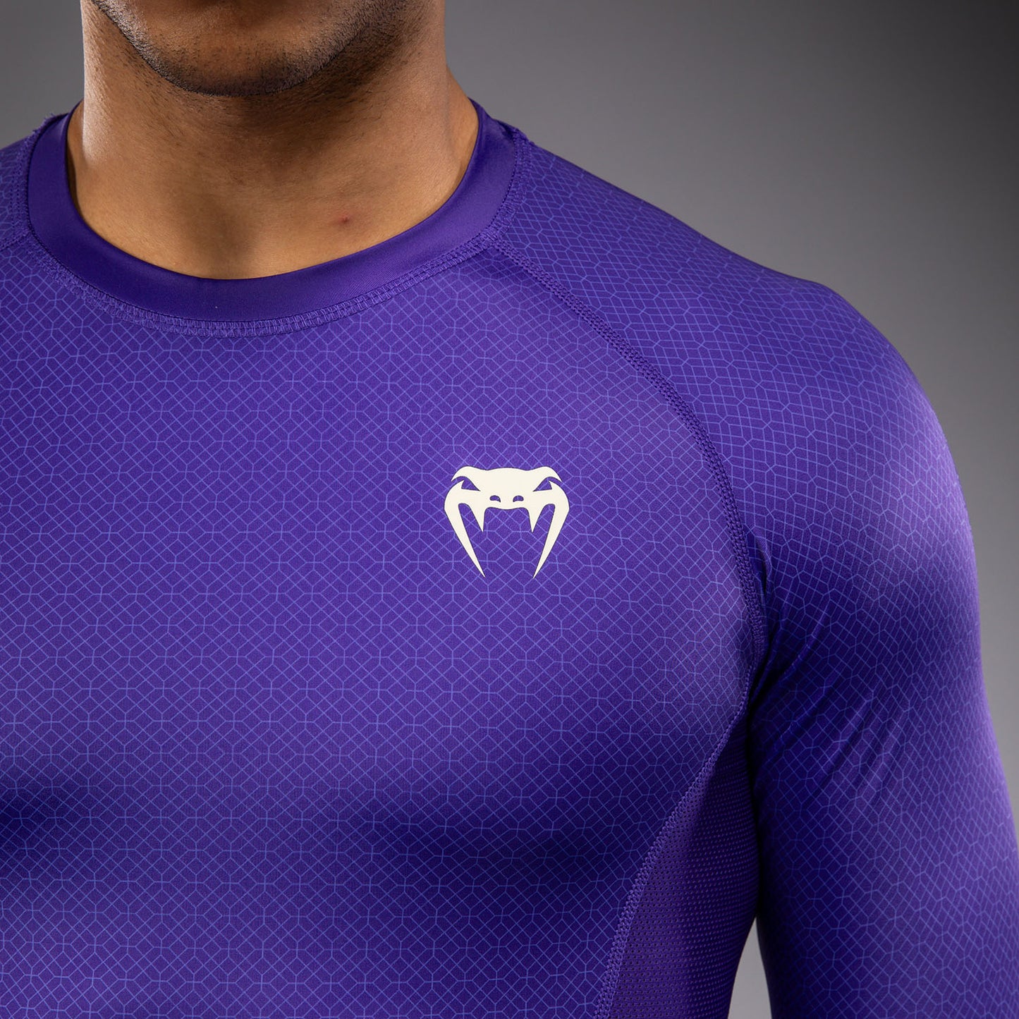 Venum x Roger Gracie Academy Rashguard a Maniche Lunghe - Viola