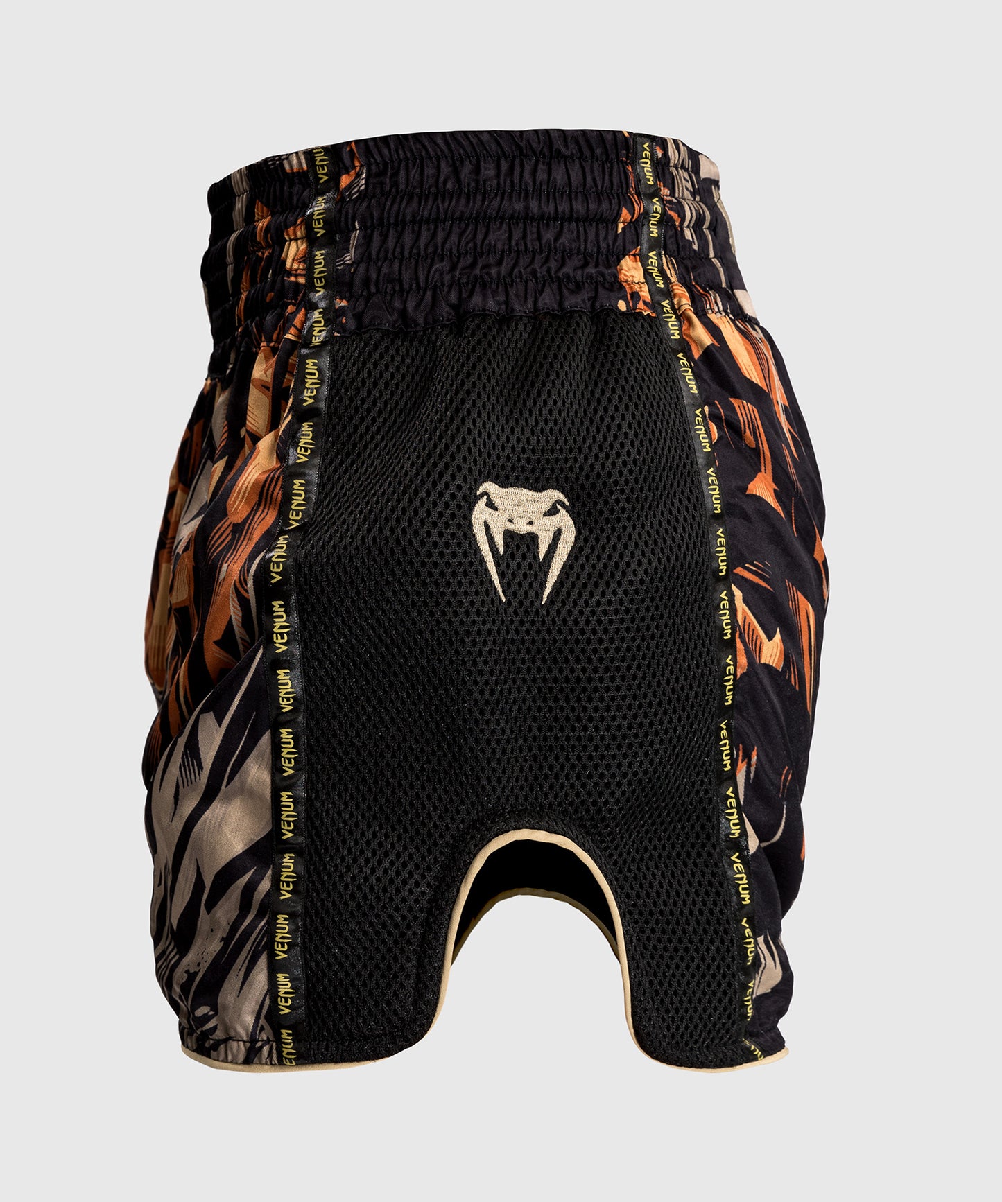Venum Tiger Pantaloni Muay Thai da Uomo - Nero/Arancione Neon