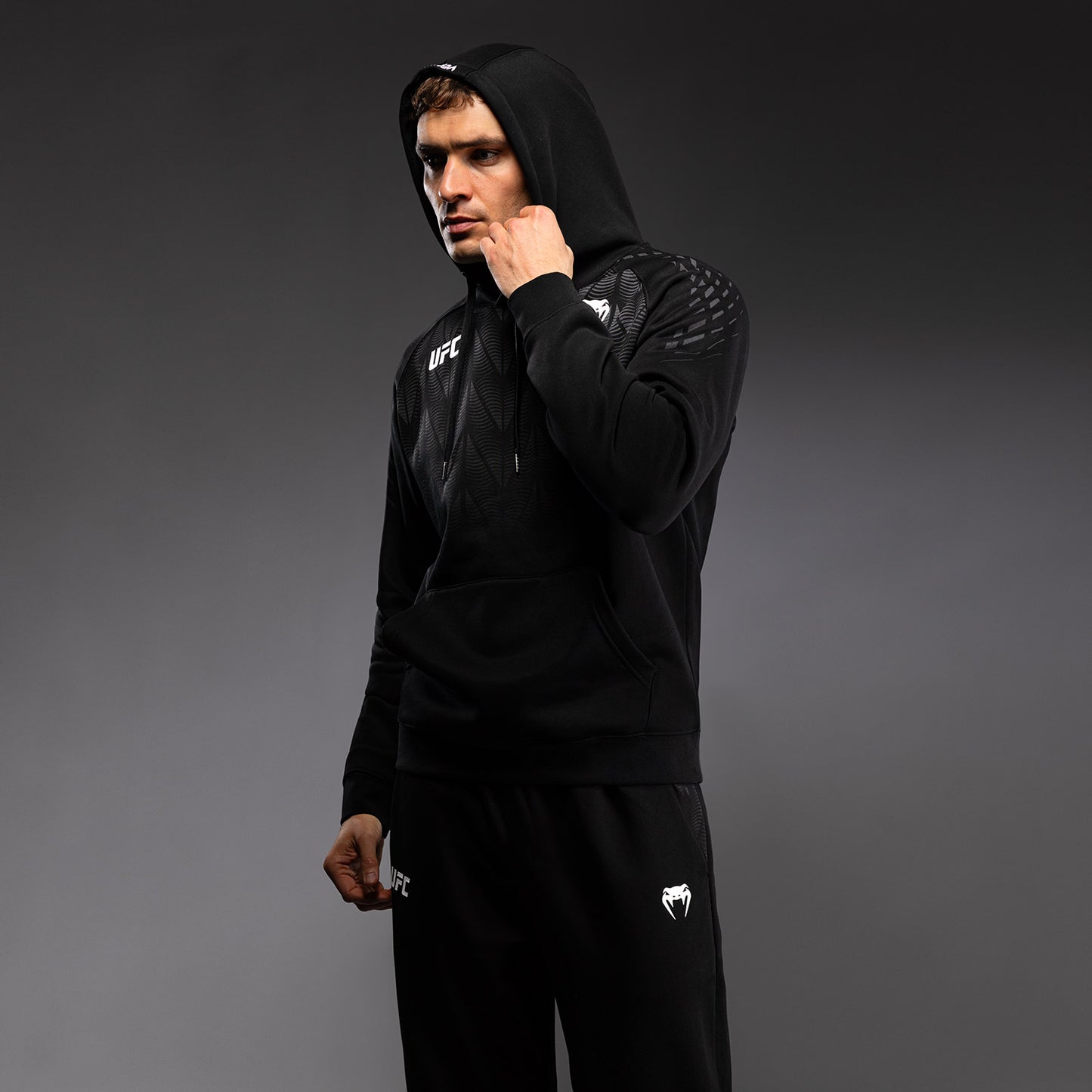 UFC Zenith by Venum Replica Felpa con zip Uomo - Nero