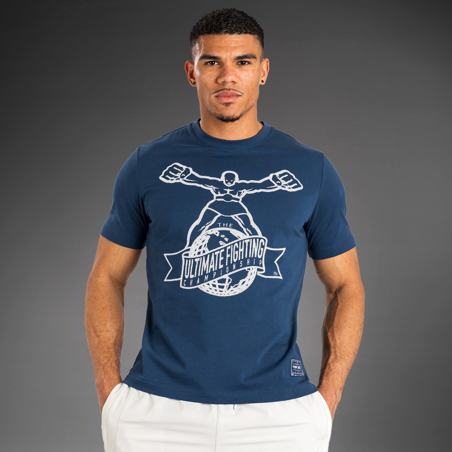 UFC by Venum Ulti-Man Maglietta - Blu navy/bianco