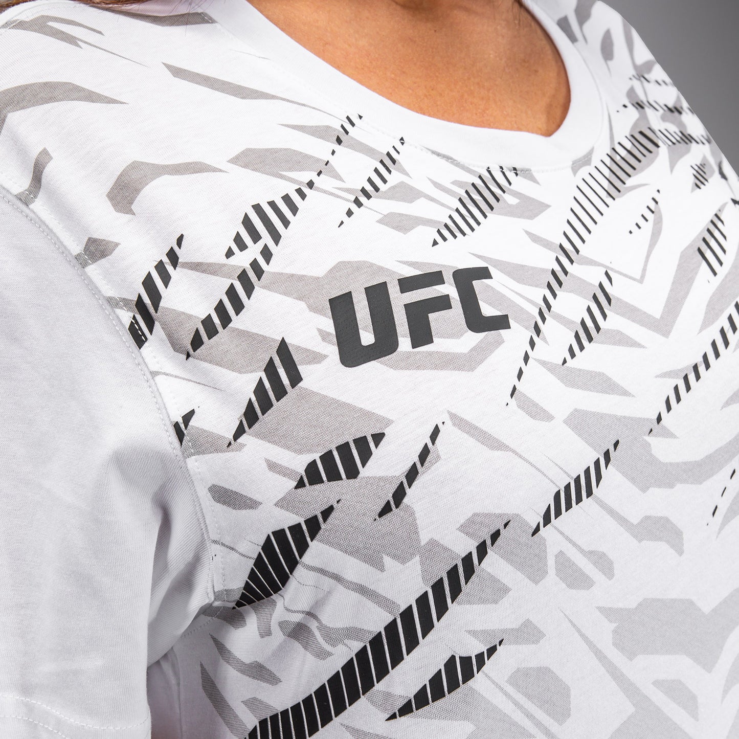 UFC Fusion by Venum Replica Maglietta a Manica Corta per Donna - Bianco