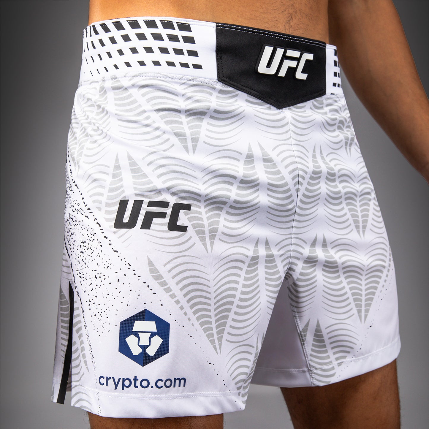 UFC Zenith by Venum Authentic Fight Night Pantaloncini da combattimento Fit corto Uomo Personalizzato - Bianco