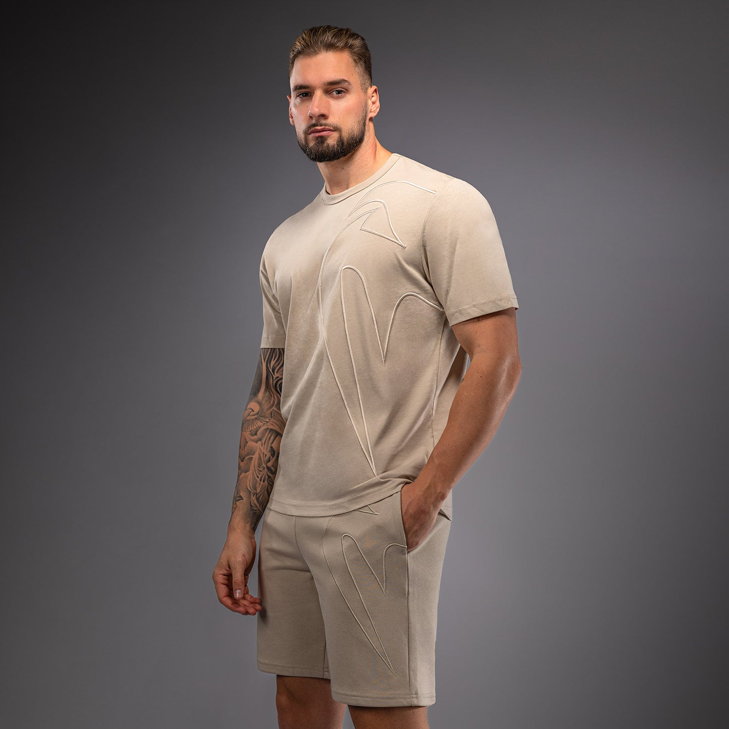 Venum Giant 3D Maglietta – Beige Chiaro