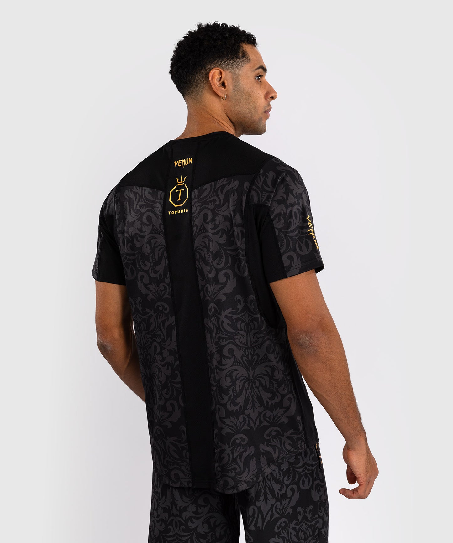 Venum x Topuria Unmatched Edition Maglietta Dry-Tech - Nero/Oro