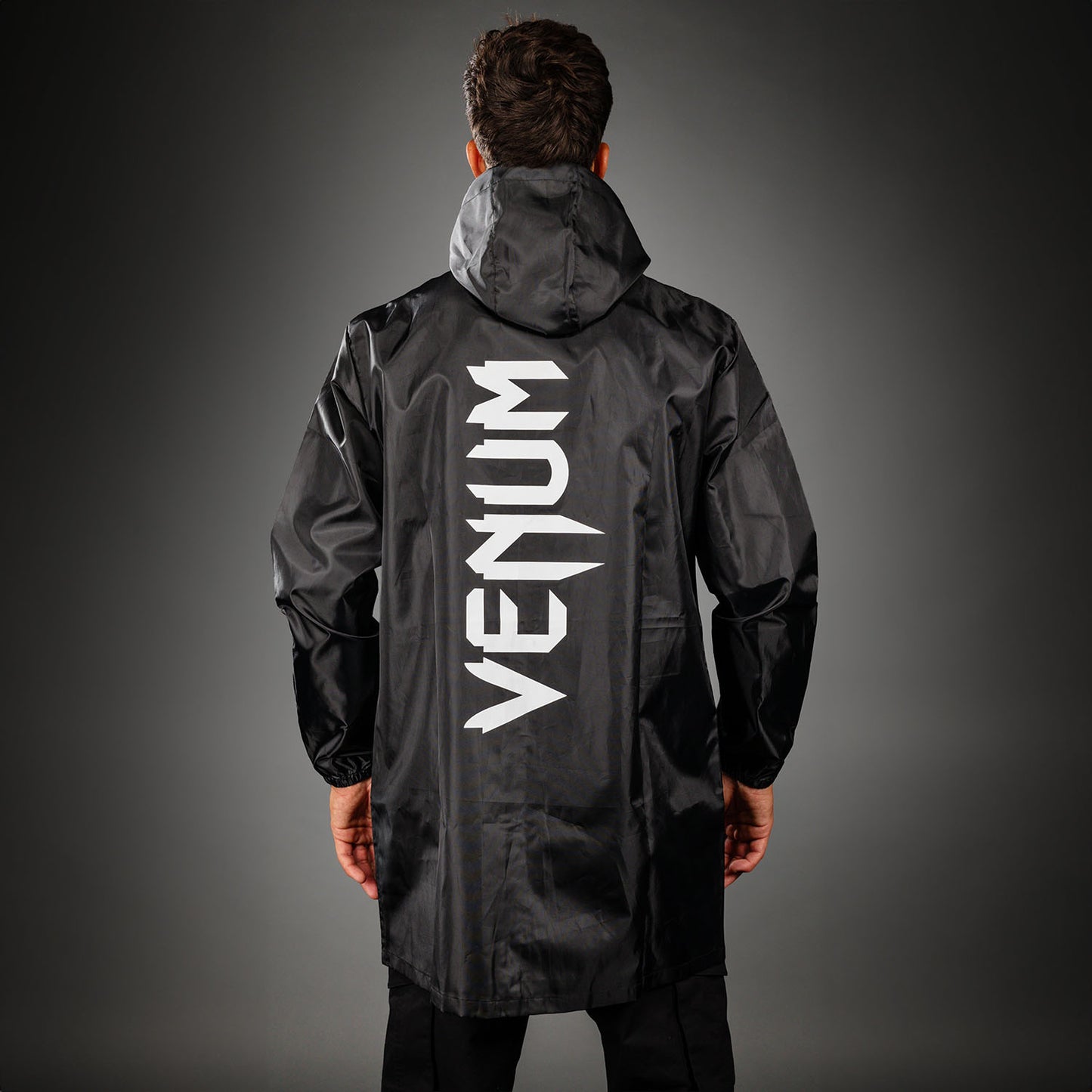 Venum MX Basics Giacca antipioggia lunga - Nero/Bianco