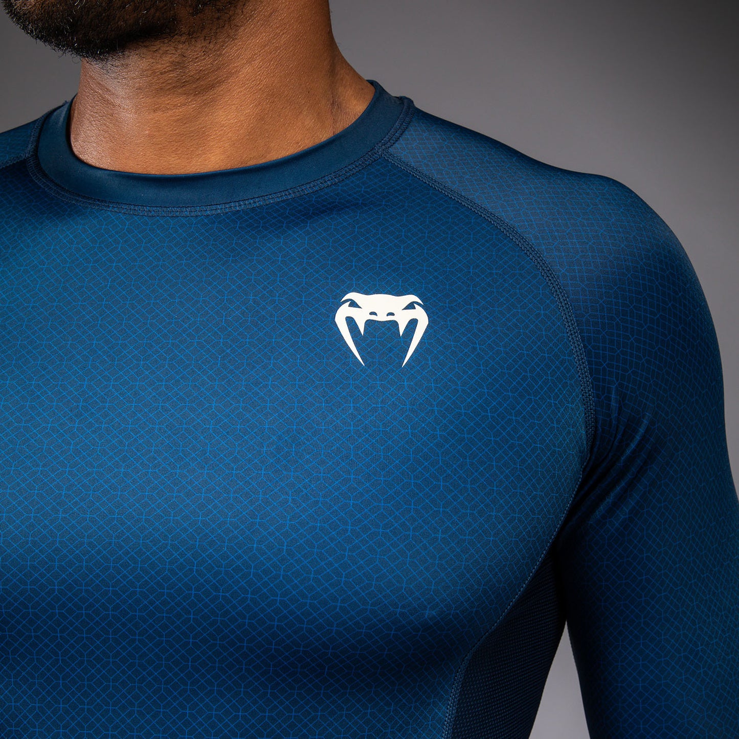 Venum x Roger Gracie Academy Rashguard a Maniche Lunghe - Blu