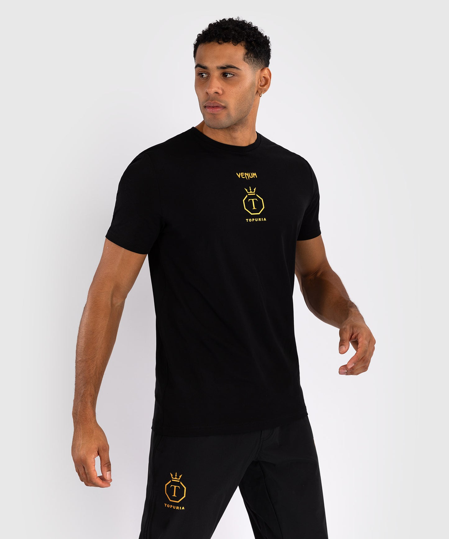 Venum x Ilia Topuria Unmatched T-Shirt - Nero/Oro