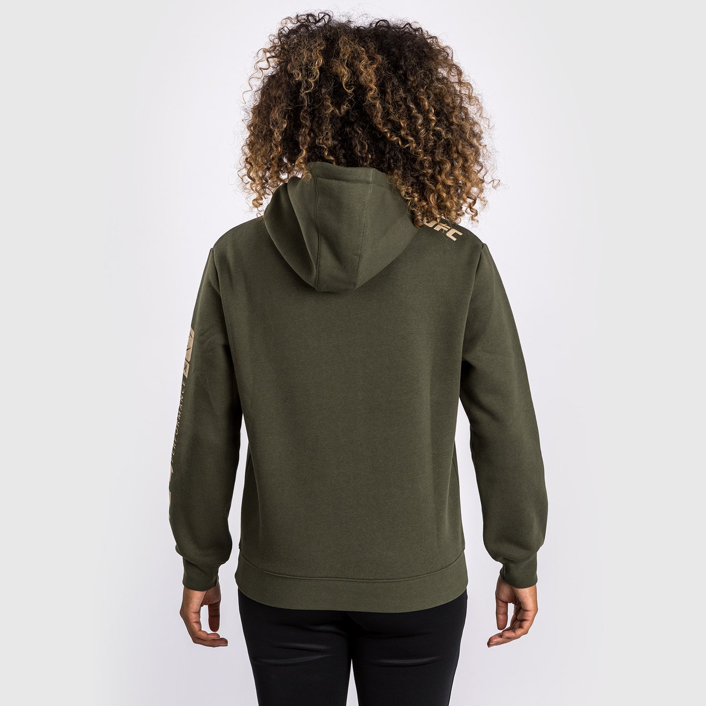 UFC Adrenaline by Venum Fight Week Felpa con cappuccio da Donna - Khaki