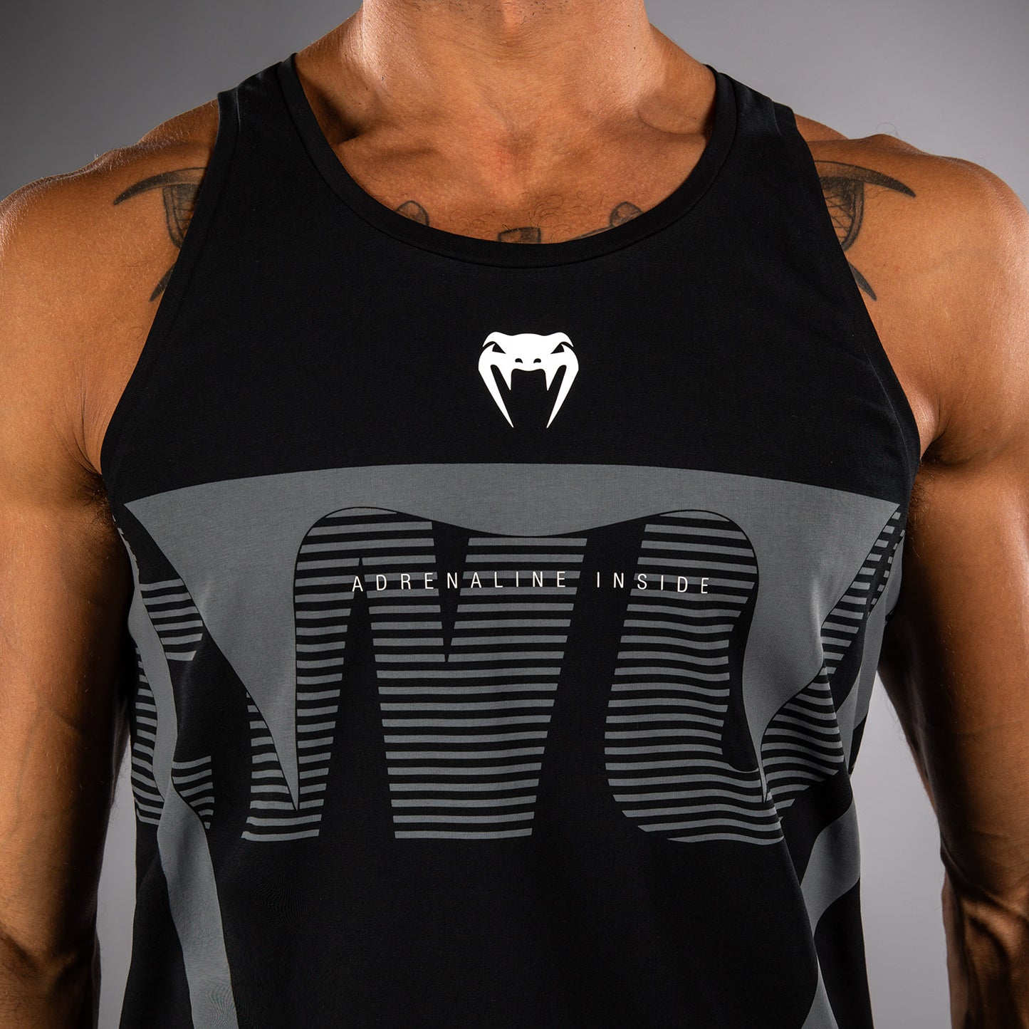 Venum Adrenaline Canotta – Nero/Grigio Argento
