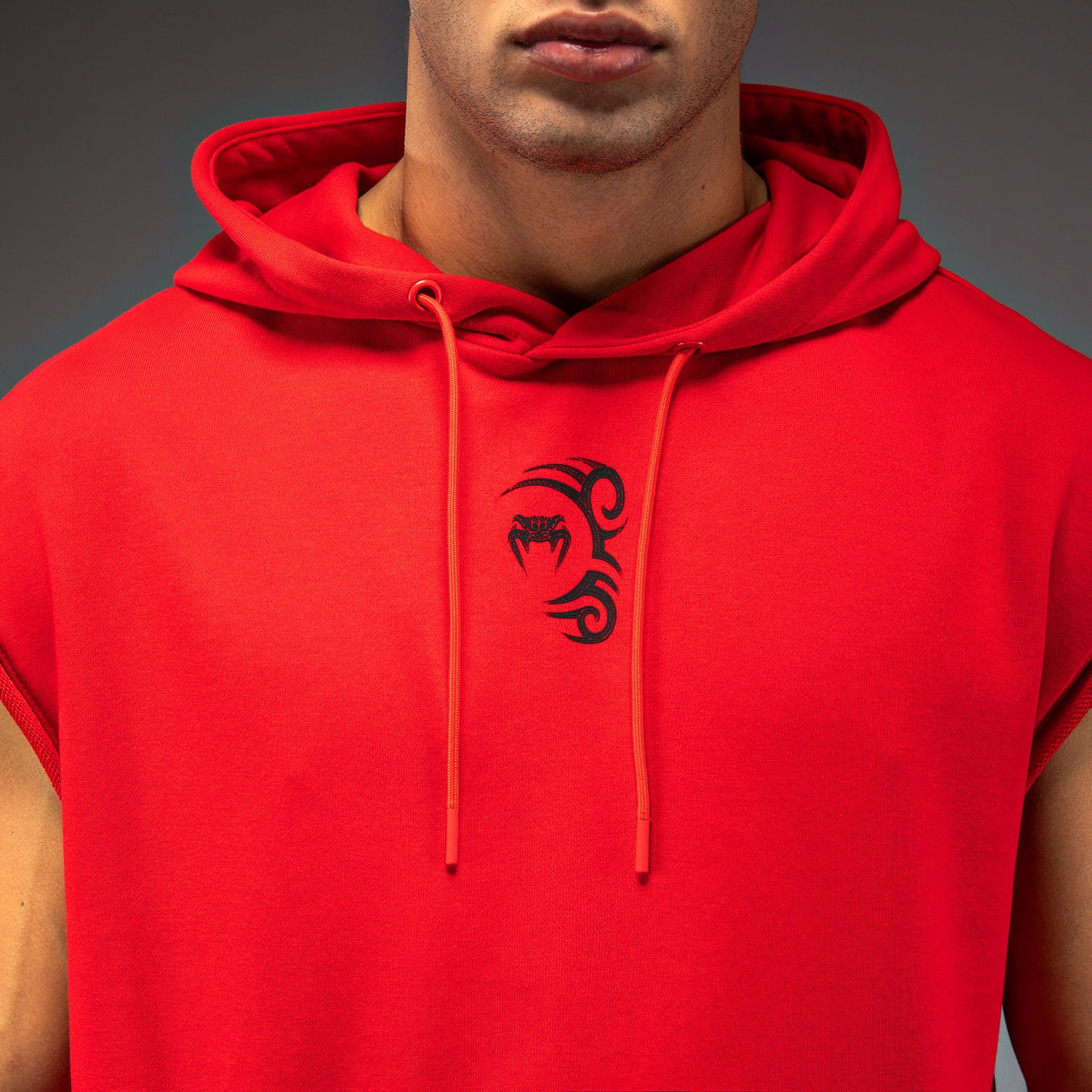 Venum x Mike Tyson Tiger Felpa senza maniche - Rosso intenso/Nero profondo