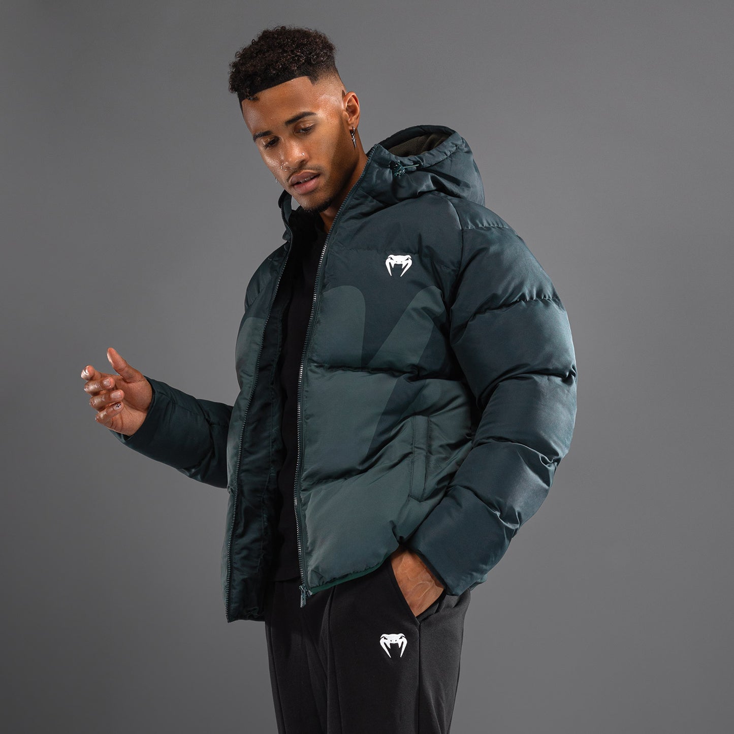 Venum Attack Giacca Down - Verde Esercito