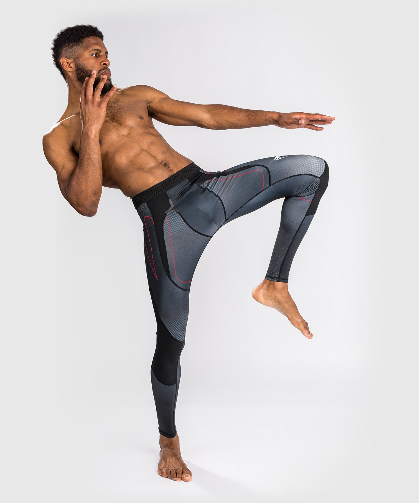 Pantaloni a compressione Venum Okinawa 3.0 - Nero/Rosso