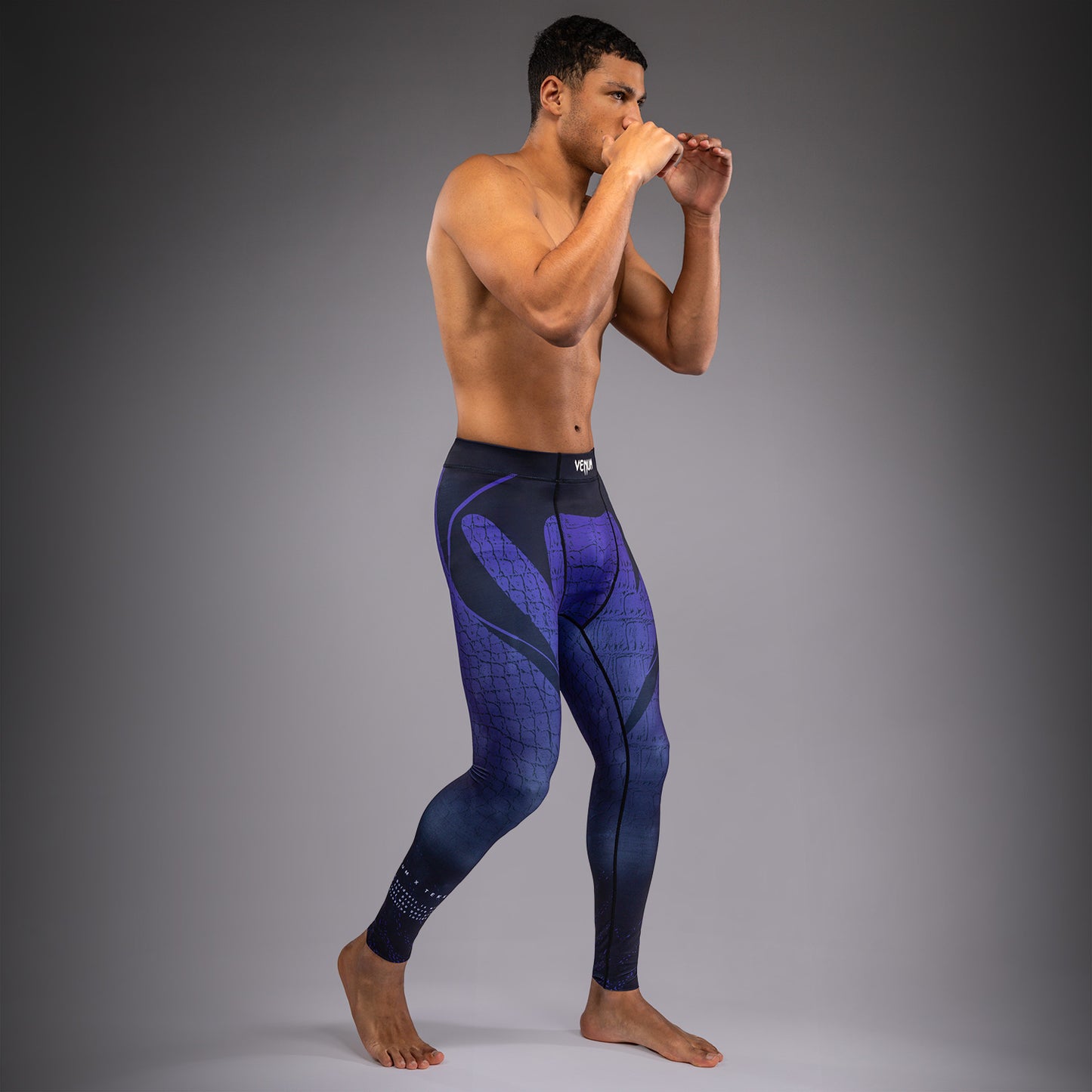 Venum x TEKKEN 8 Spats - Kazuya - Nero/Blu