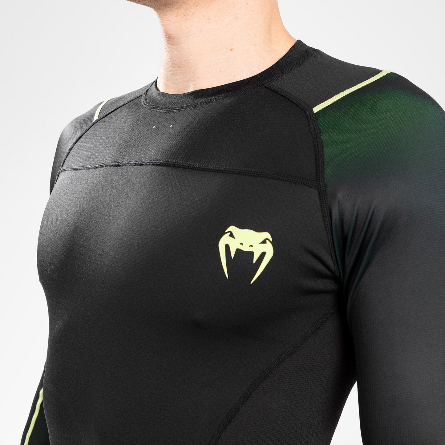Venum Fusion 2.0  Rashguard da uomo - Maniche lunghe - Nero/Giallo