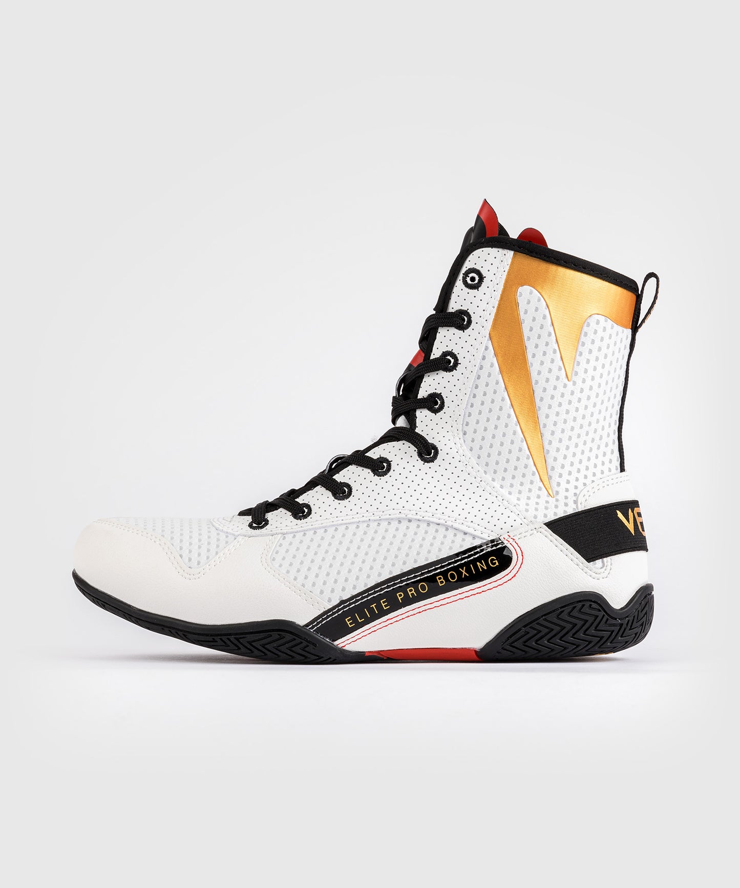 Venum Elite Scarpe da Boxe - Ghiaccio/Oro