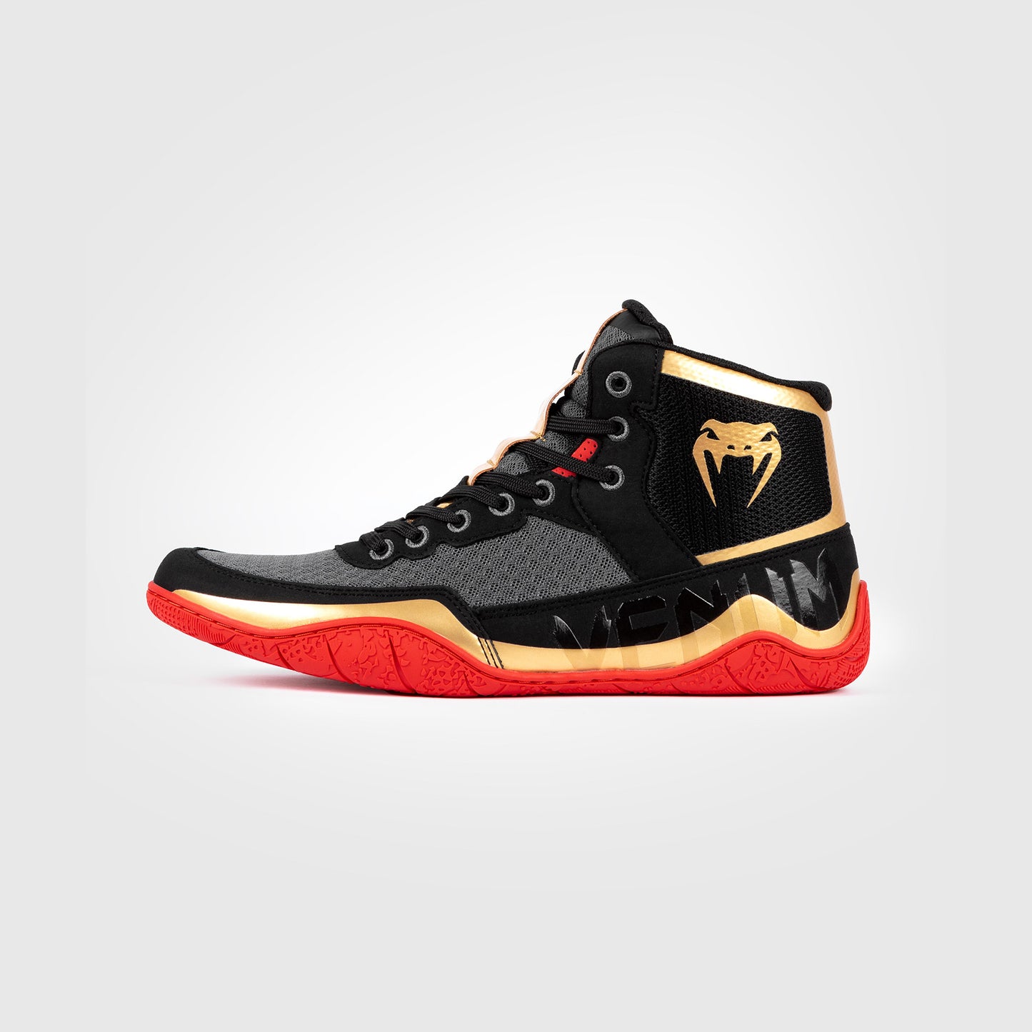 Venum Elite Scarpe da wrestling - Nero/Oro/Rosso