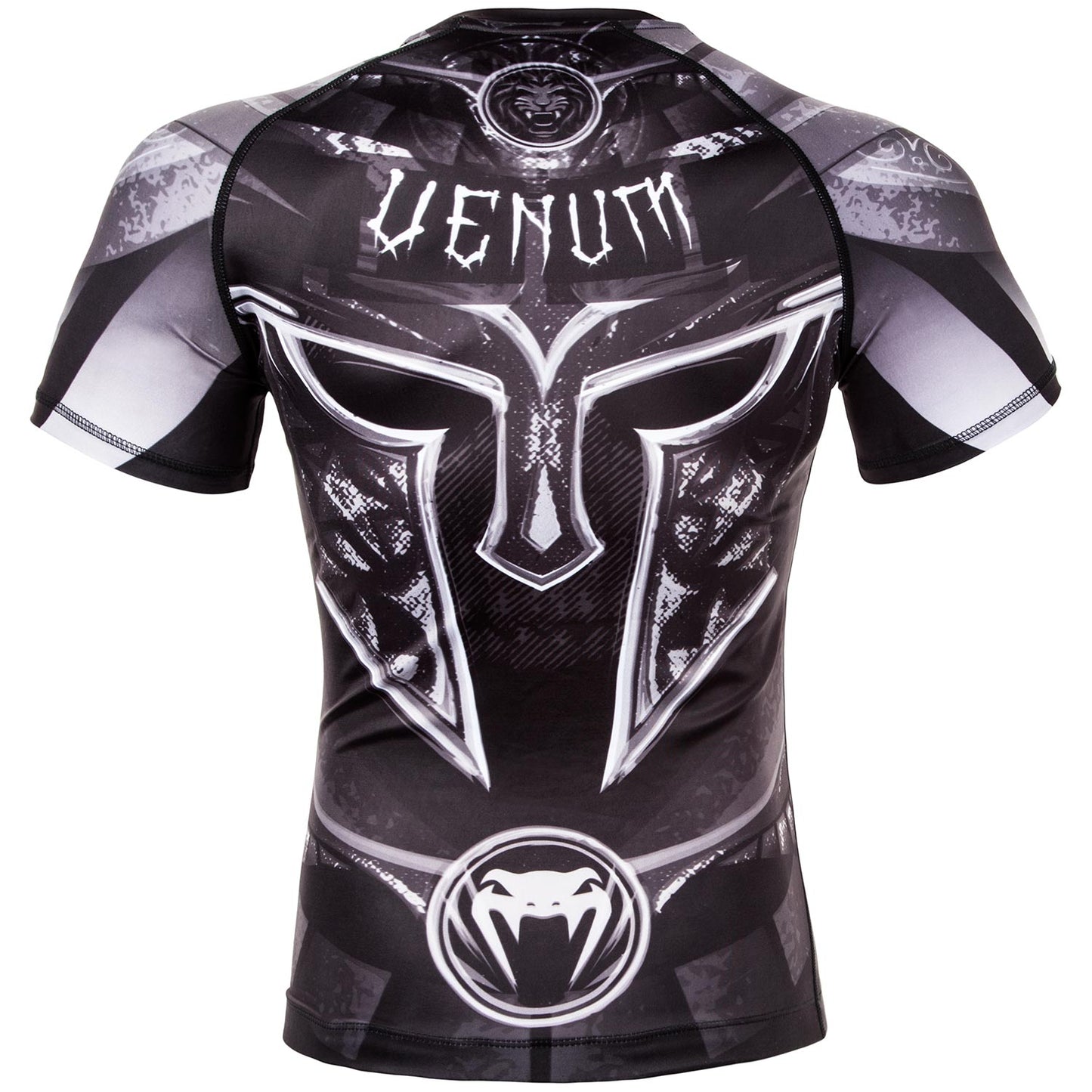 Rashguard Venum Gladiator 3.0 - Maniche corte - Nera/Bianco