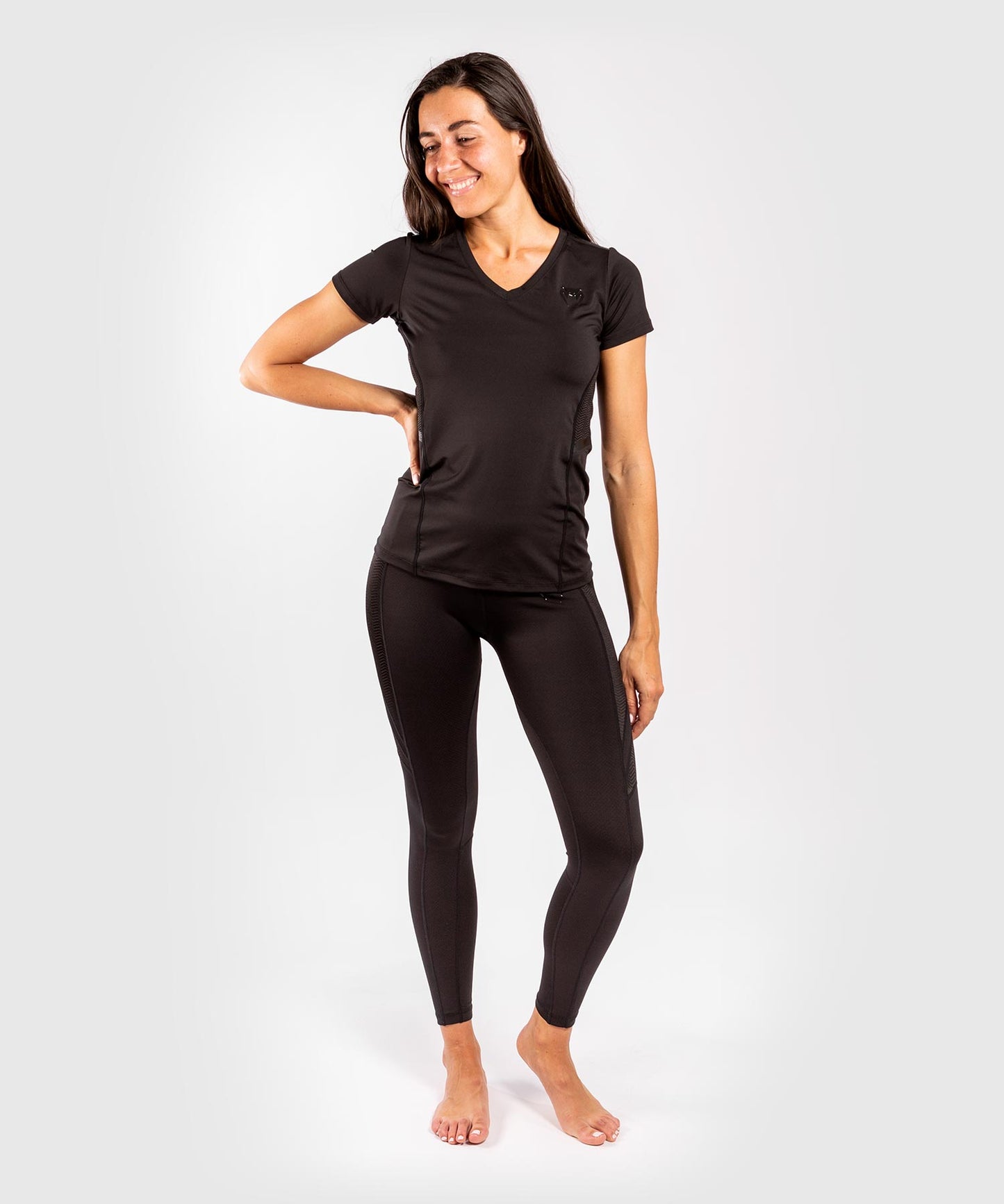 Maglietta Venum G-fit Dry-Tech - Nero / Nero