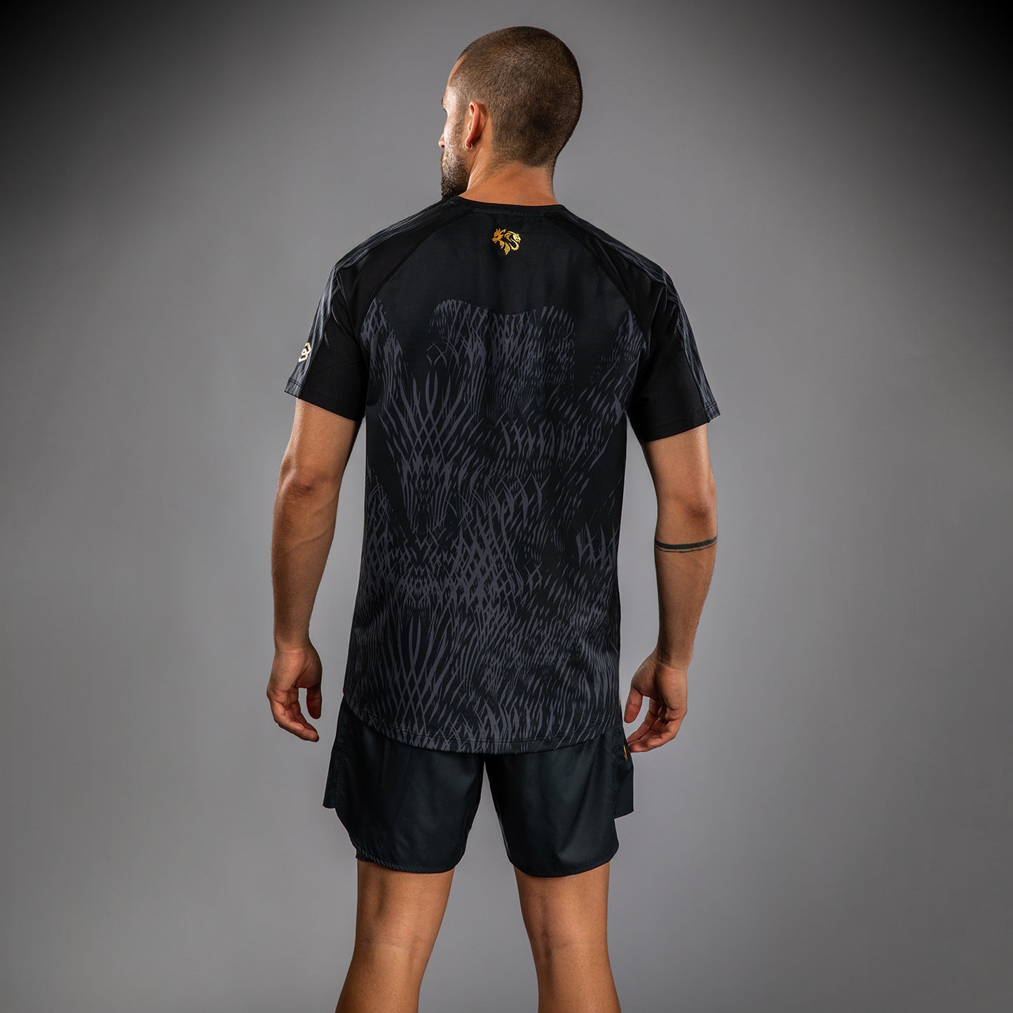 Venum x Chimaev Maglietta Dry-Tech - Nero/Grigio
