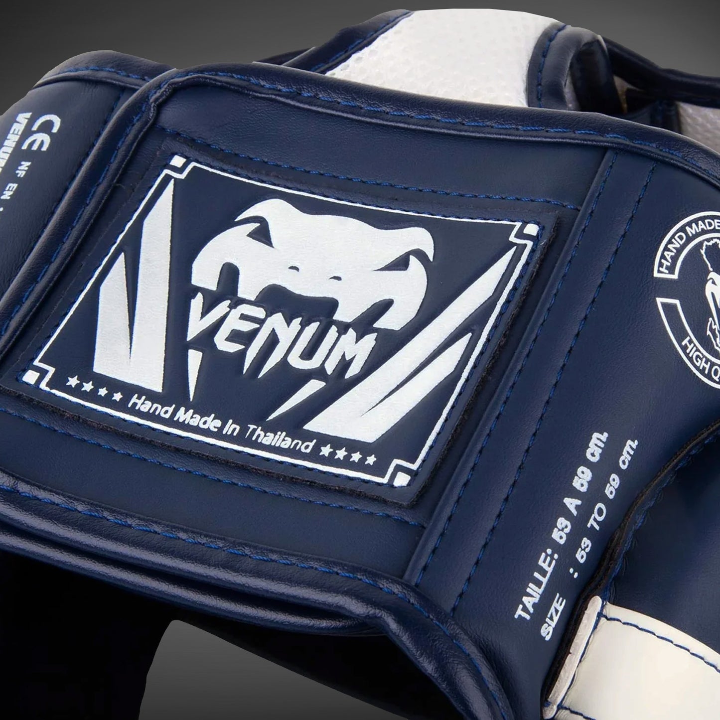 Casco Venum Elite - Bianco/Blu navy