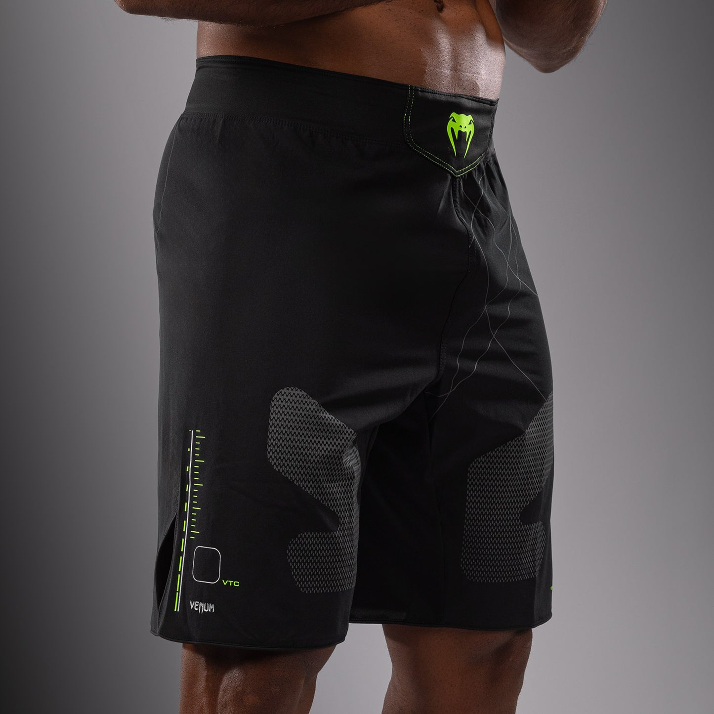 Venum Training Camp 4.0 Pantaloncini da combattimento - Nero/Neon Green