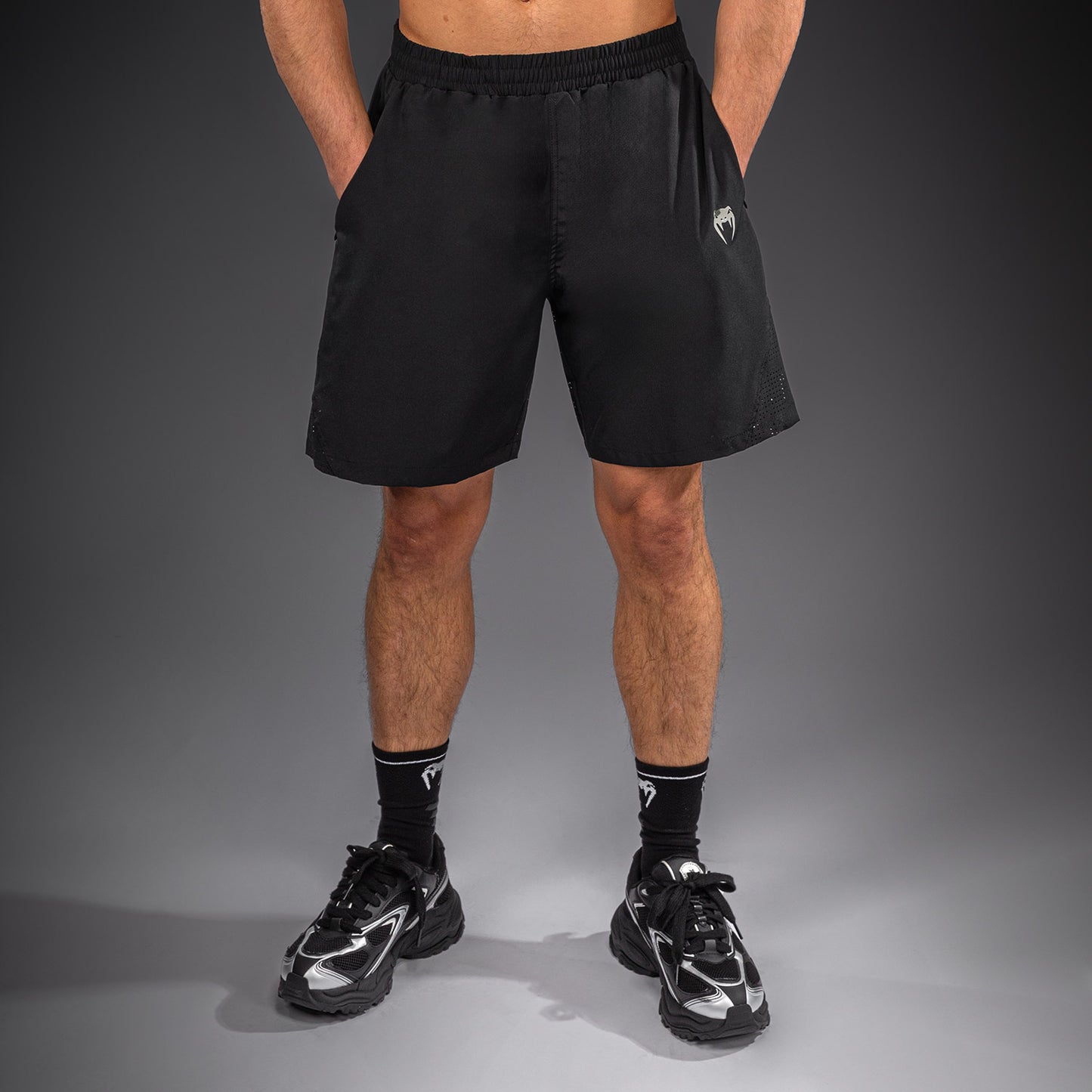 Venum Lazer Pantaloncini da Allenamento - Nero/Grigio