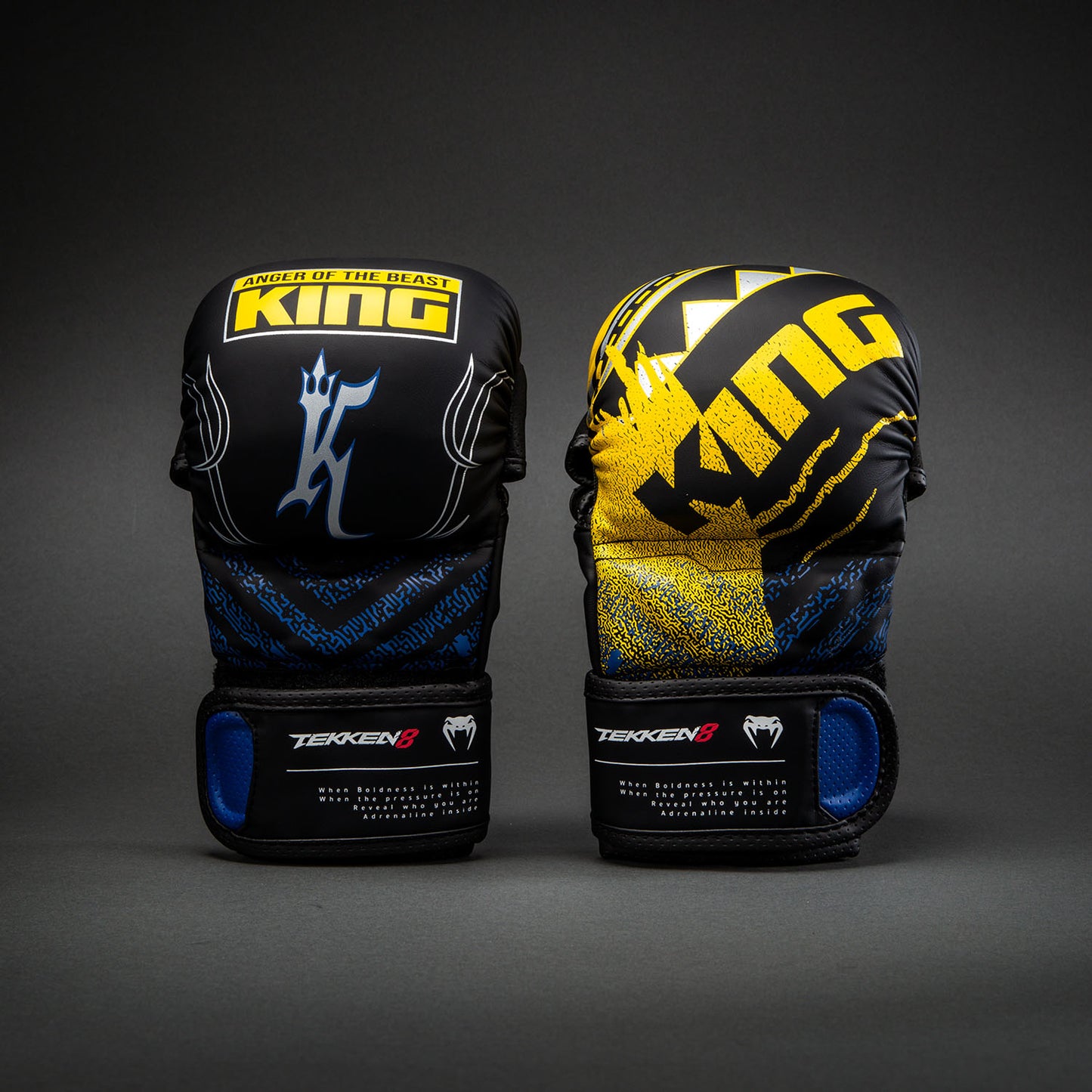 Venum x TEKKEN 8 King Guantoni da Sparring - Nero/Giallo