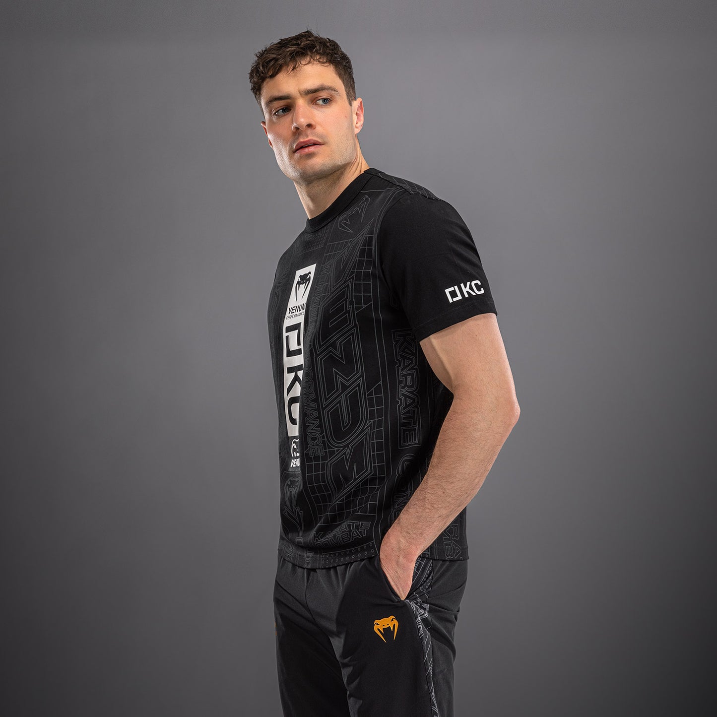 Karate Combat by Venum Maglietta – Nero/Grigio