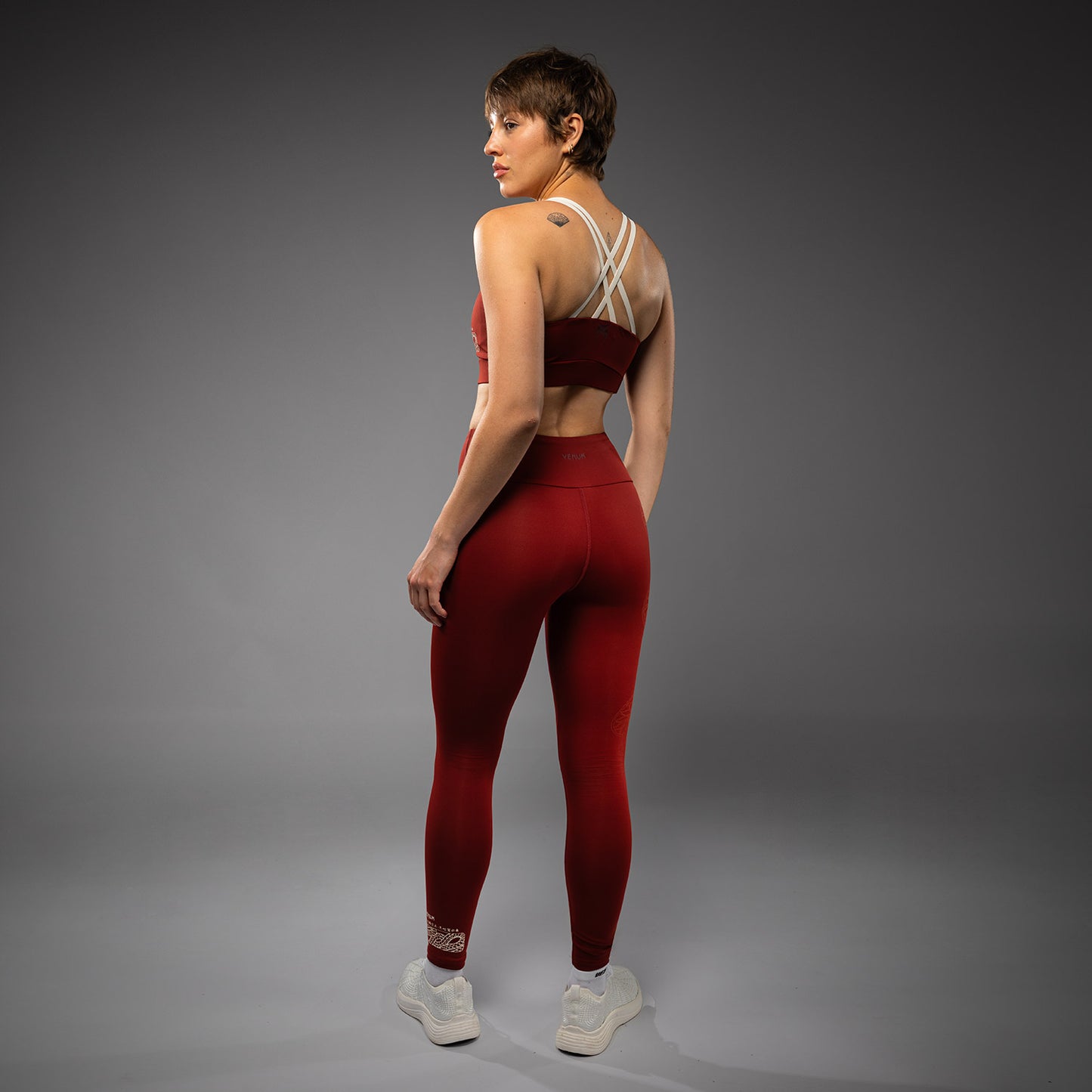 Venum Serpenti Leggings Donna – Bordeaux/Avorio