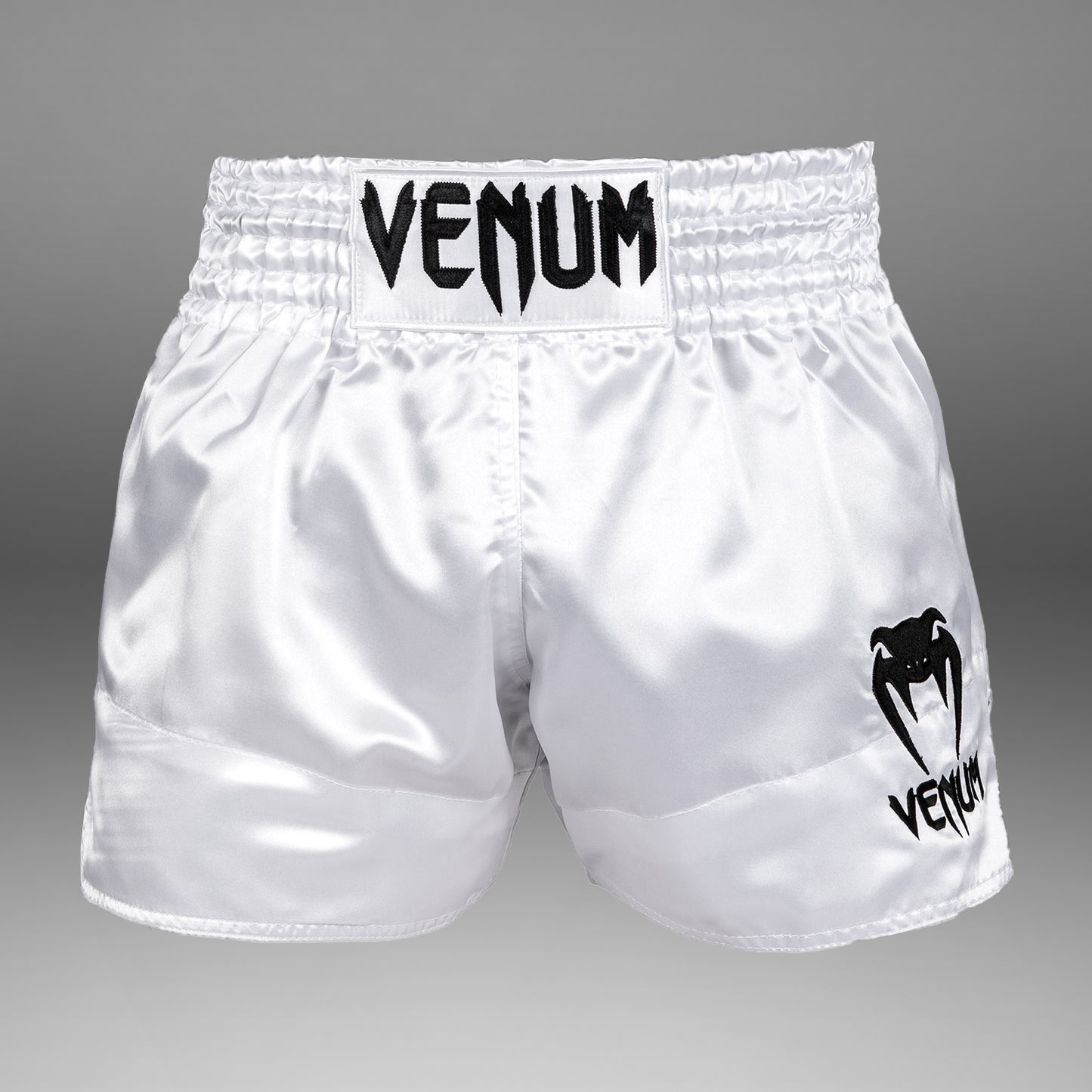 Venum Classic Pantaloncini da Muay Thai - Bianchi/Neri