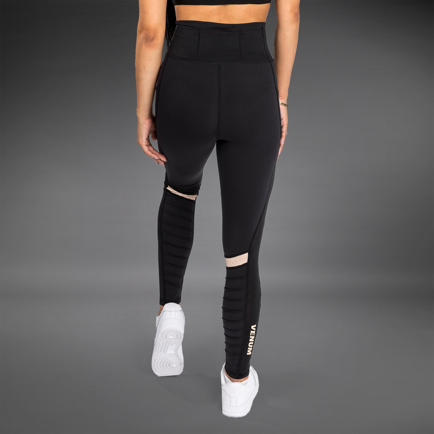 Leggings Moto Venum - Nero/Sabbia