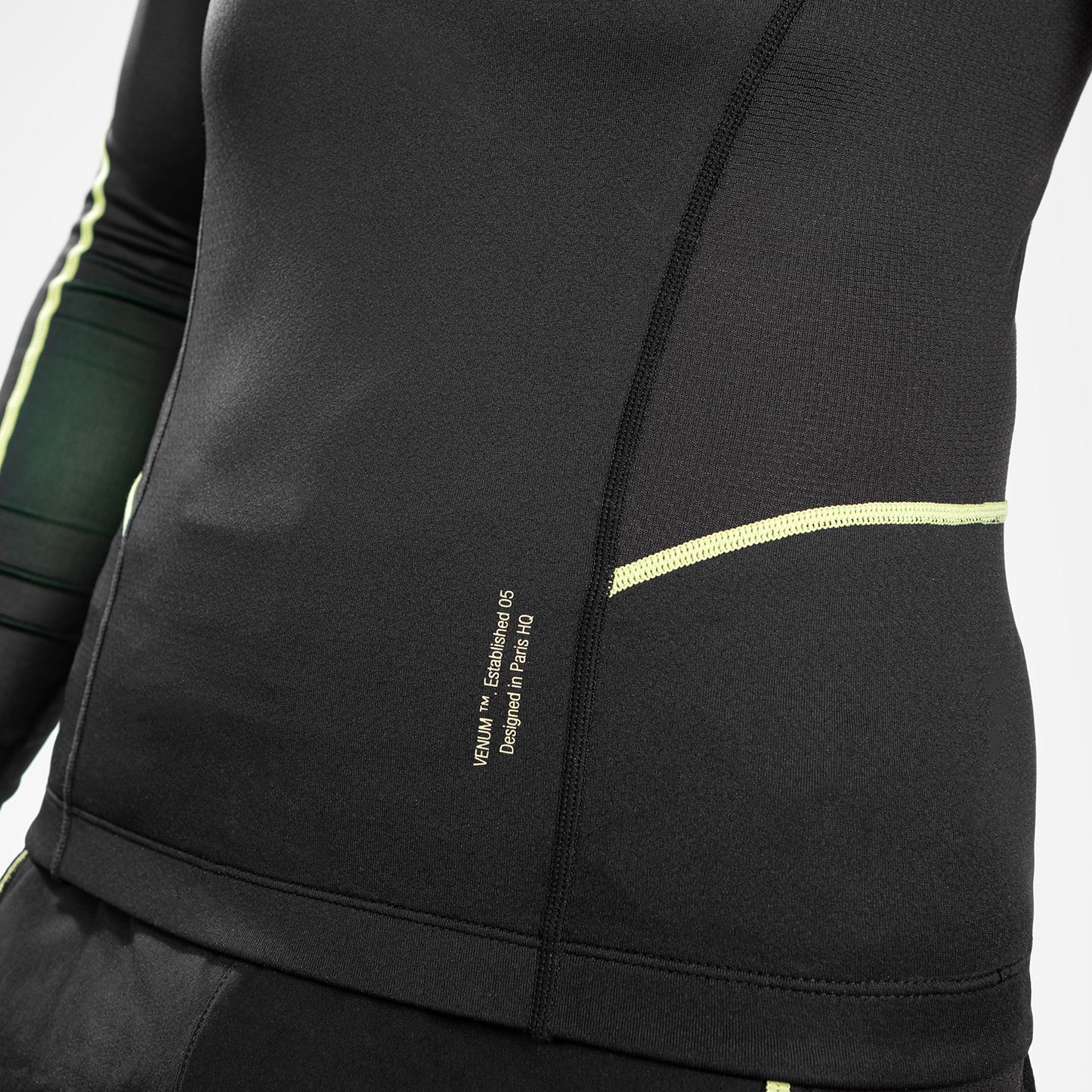 Venum Fusion 2.0  Rashguard da uomo - Maniche lunghe - Nero/Giallo
