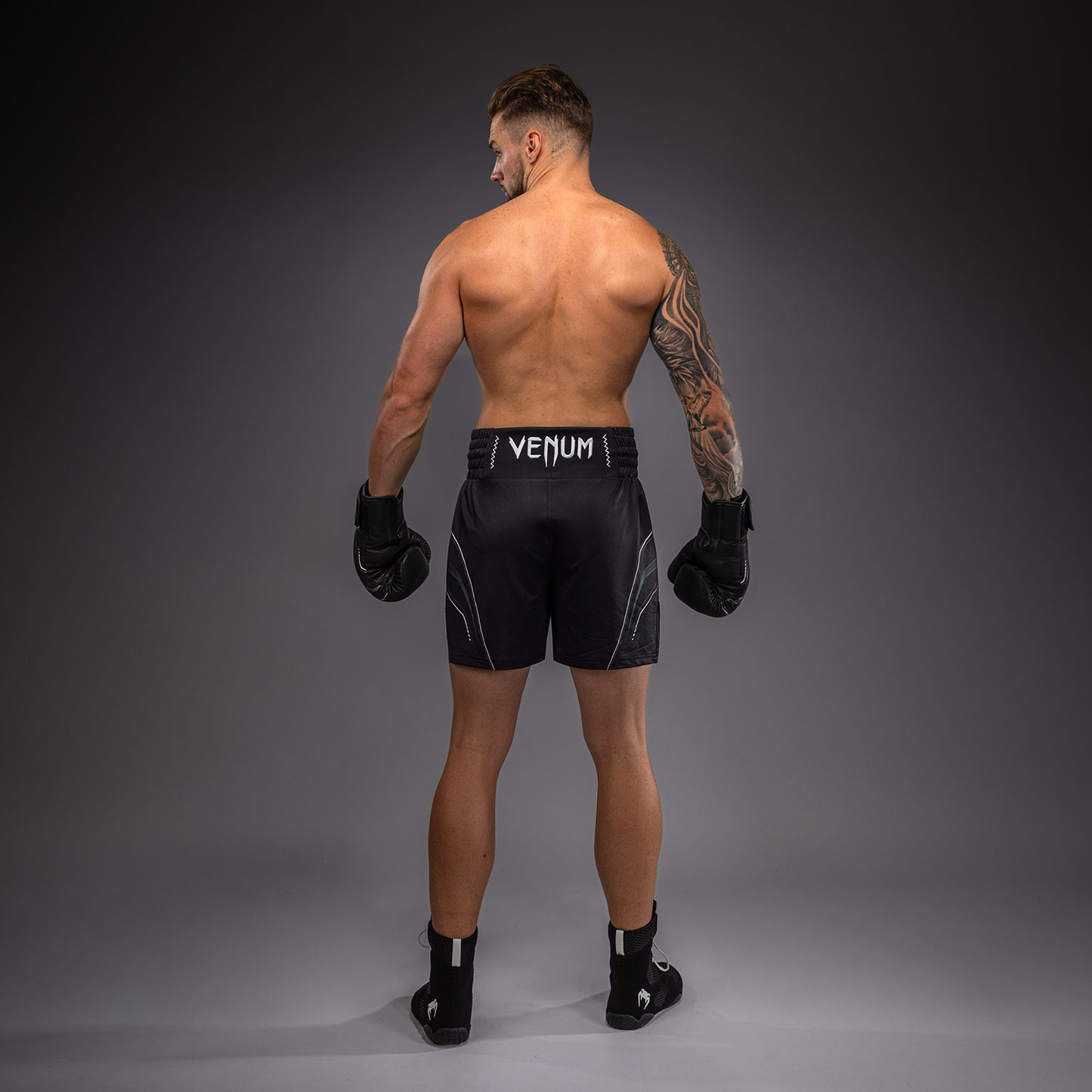 Venum Streamline Pantaloncini da Boxe – Nero/Bianco