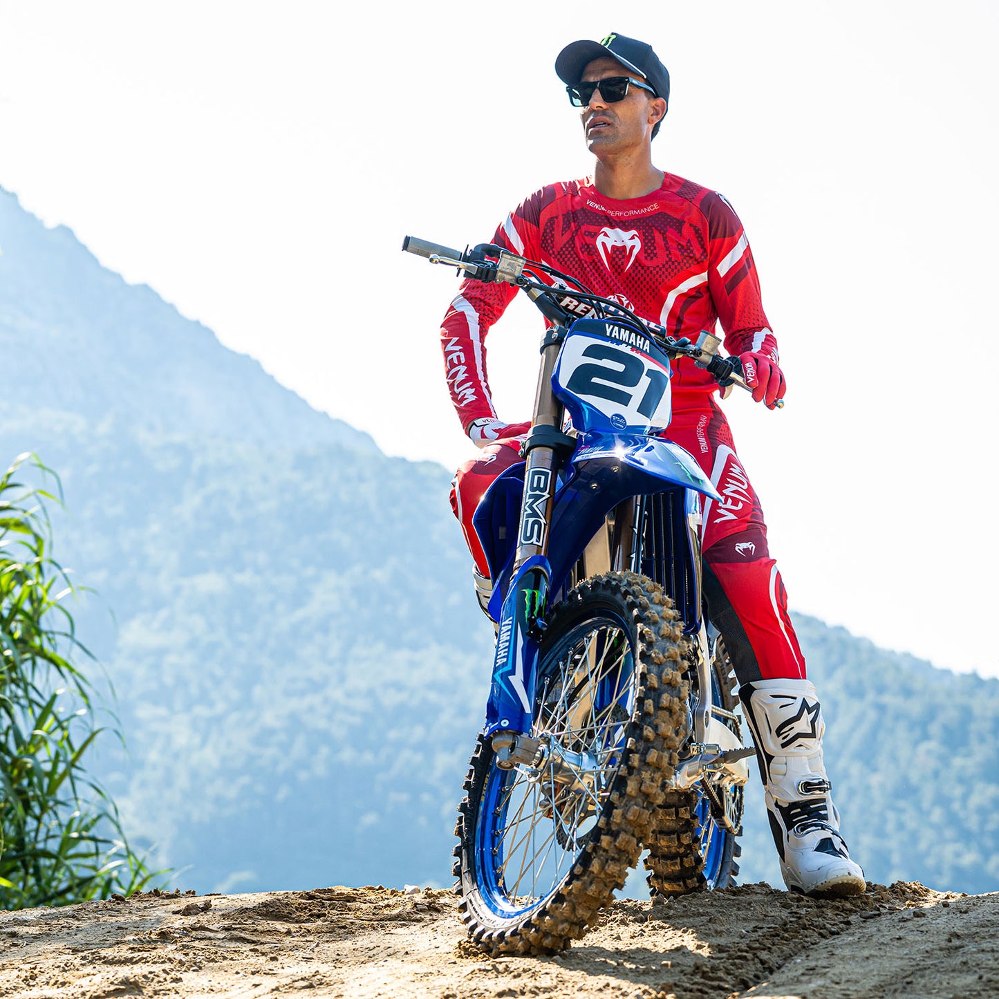 Venum MX Challenger Pantaloni da Motorsports - Rosso