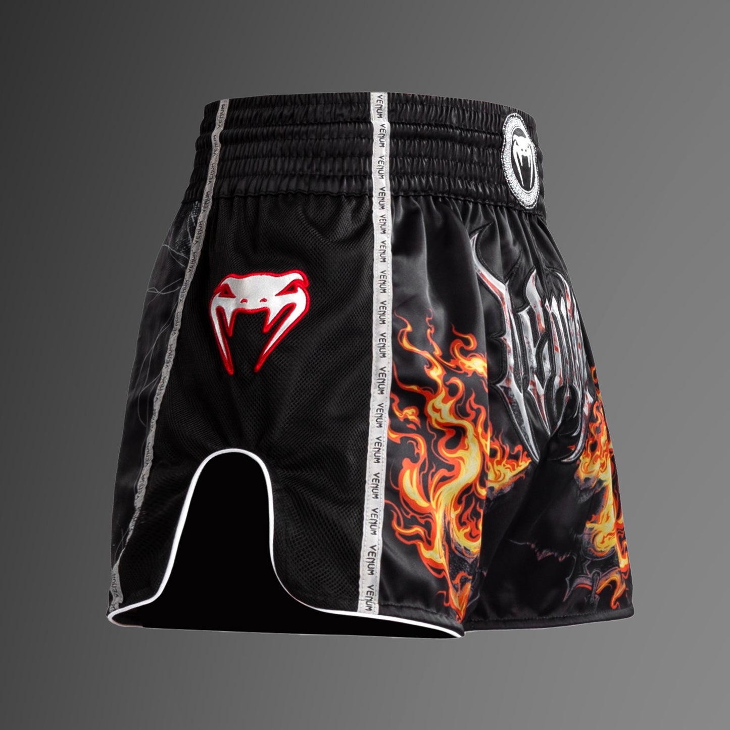 Venum Gladiator 5.0 Pantaloncini da Muay Thai - Nero/Arancione Neon