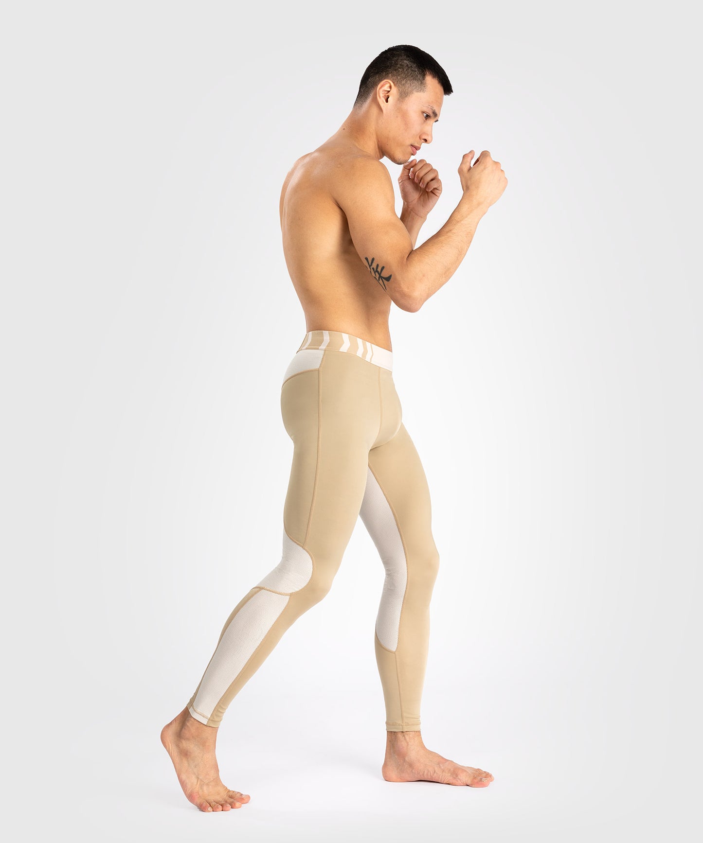 Venum Tempest Pantaloni A Compressione da Uomo - Beige/Sabbia