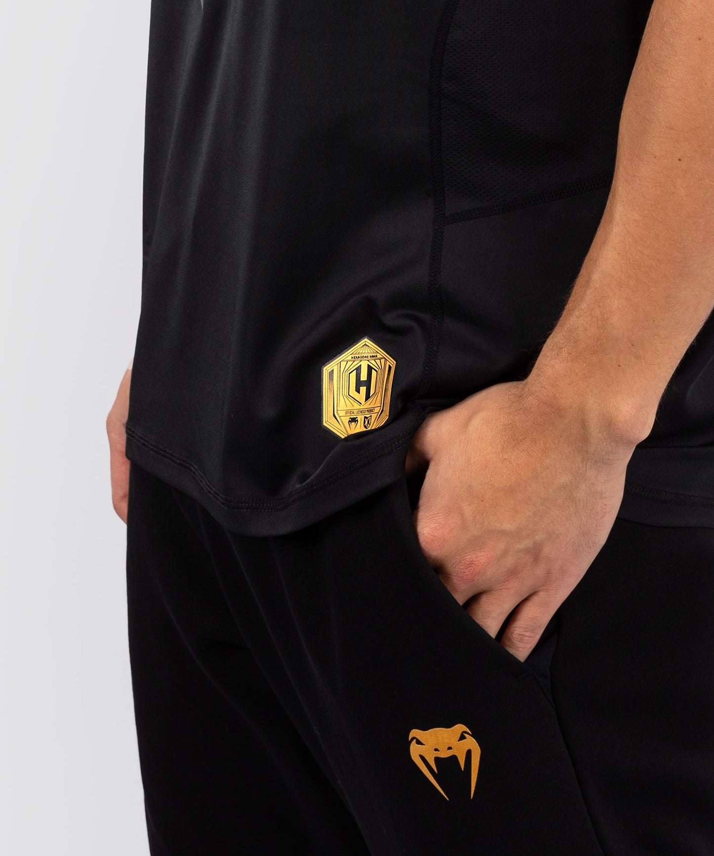 FK x Venum Hexagone MMA Maglietta  - Nero/Oro