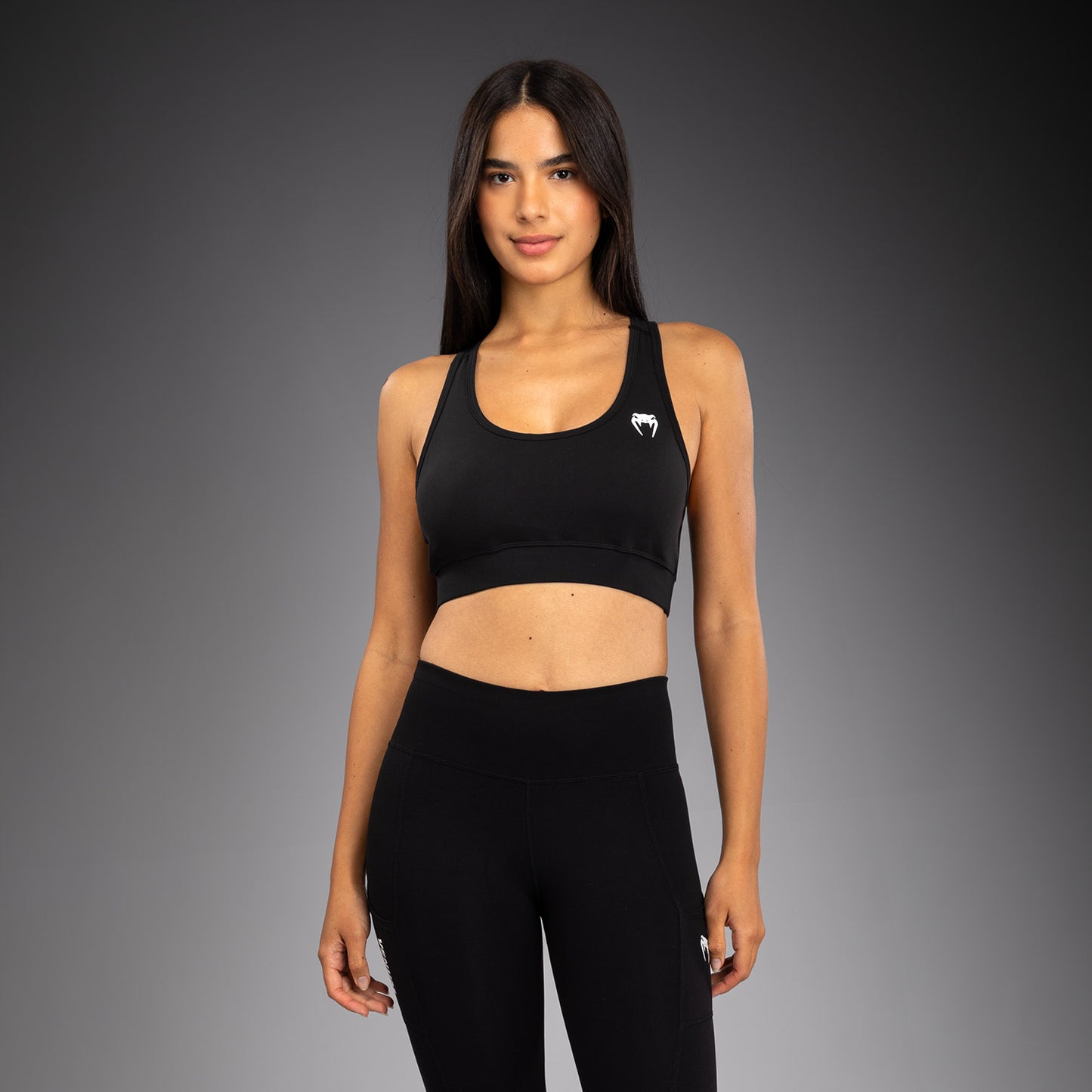 Reggiseno Sportivo a Medio Impatto Venum Essential - Nero