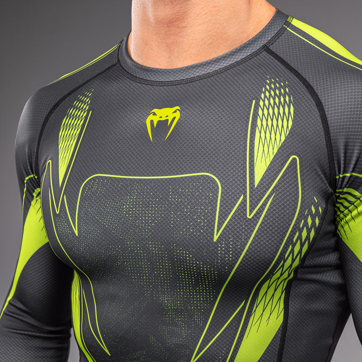 Venum Amazonia Reborn Maglia a compressione a maniche lunghe - Nero/Verde