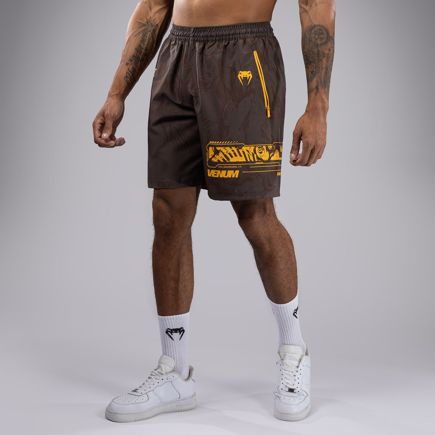 UFC Fusion by Venum Fight Week Shorts Performance per Uomo - Marrone terra
