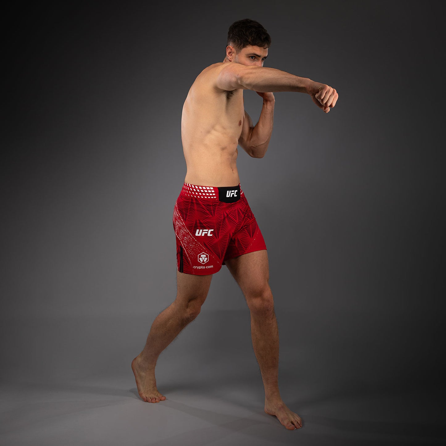 UFC Zenith by Venum Authentic Fight Night Pantaloncini da combattimento Fit corto Uomo Personalizzato - Rosso