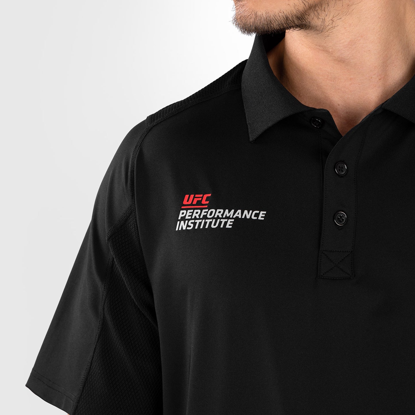 UFC Venum Performance Institute 2.0 Polo - Nero/Rosso
