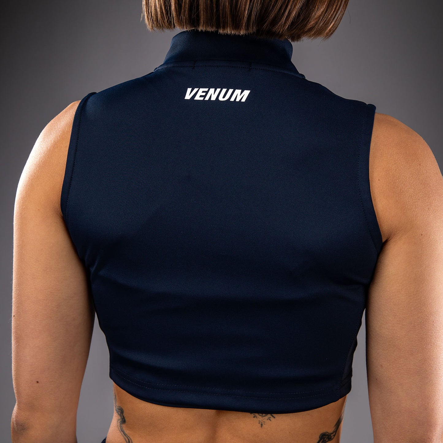 Venum Sculpt Shape Crop Top Da Donna - Blu Navy