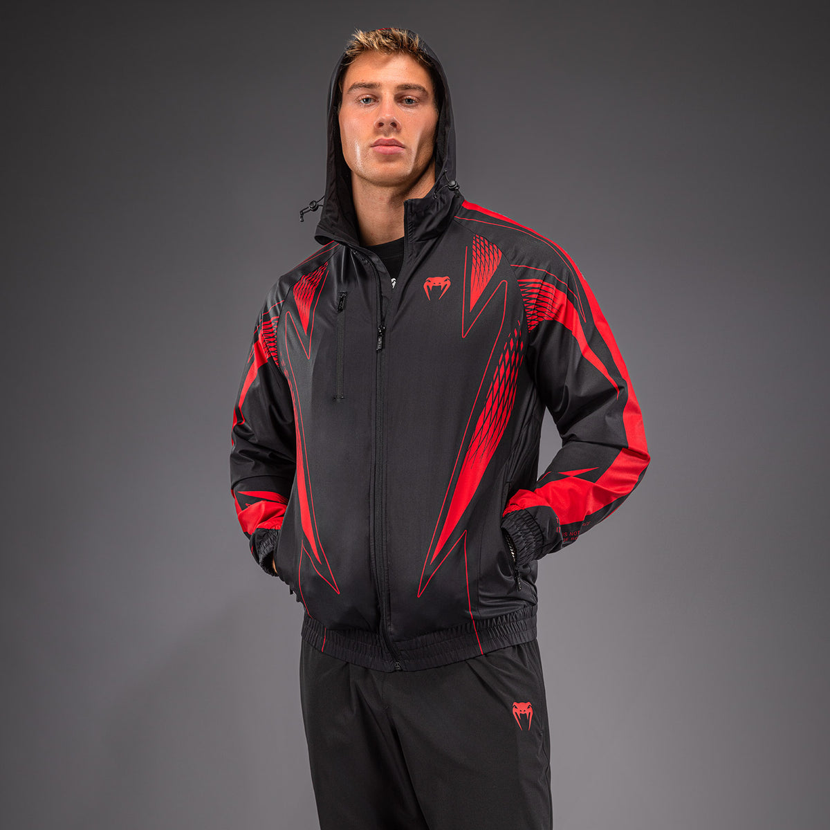 Venum Amazonia Reborn Giacca da tuta - Nero/Rosso