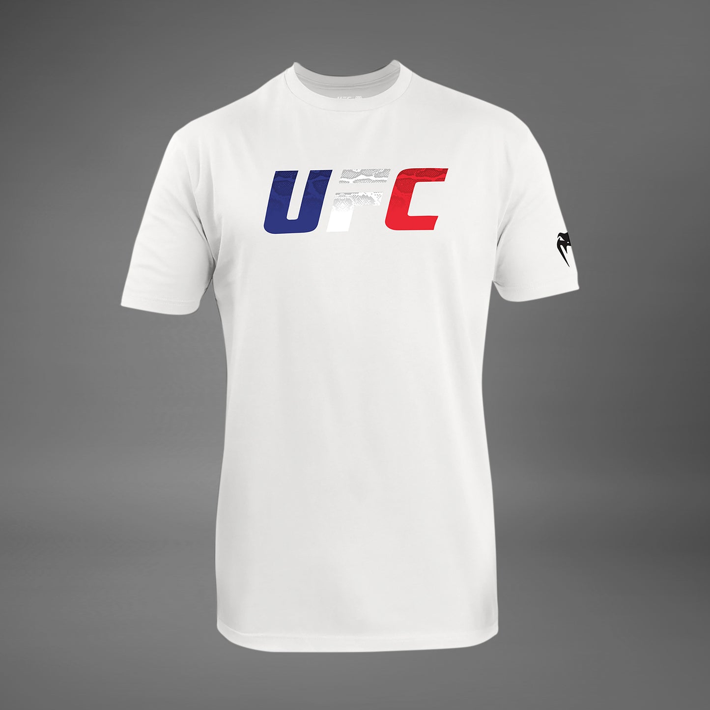 UFC Unrivaled by Venum Banbyera Francese Maglietta Uomini - Bianca