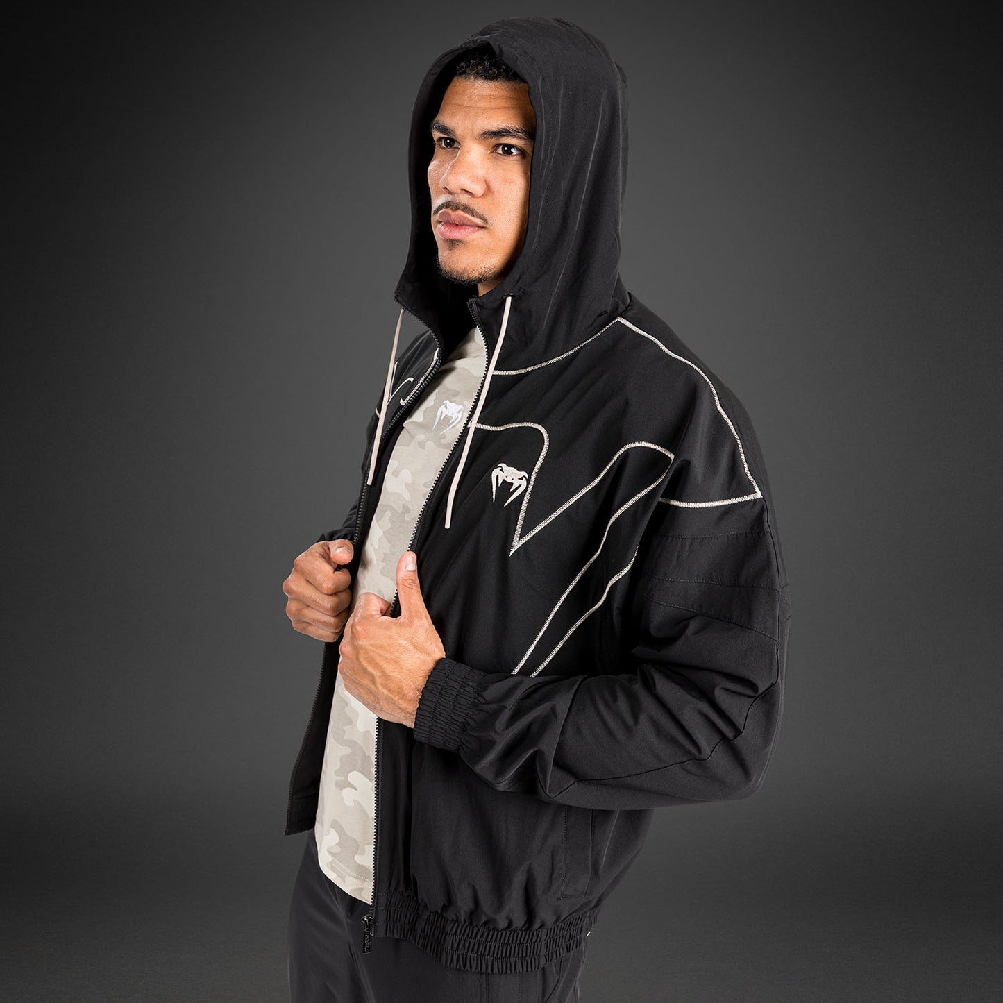 Venum Attack 90 Giacca Sportiva - Nero/Bianco