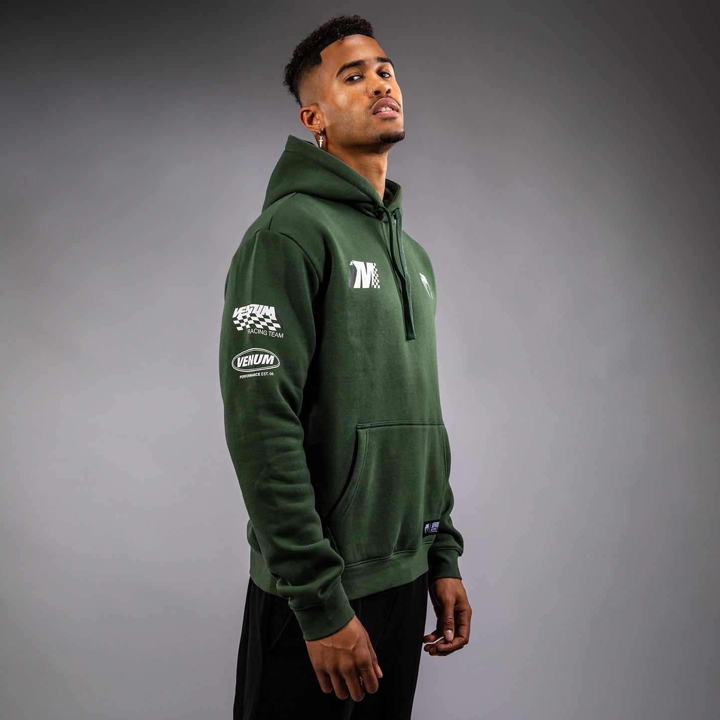 Venum Motorsport Felpa con Cappuccio - Foresta Profonda