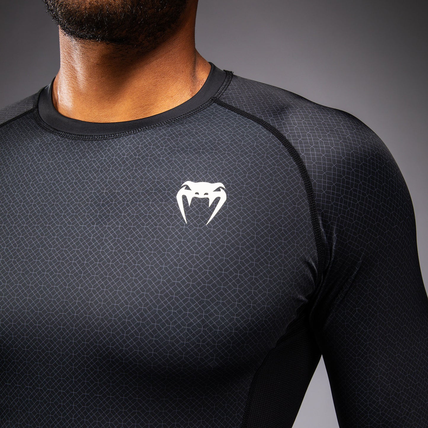 Venum x Roger Gracie Academy Rashguard a Maniche Lunghe - Nero